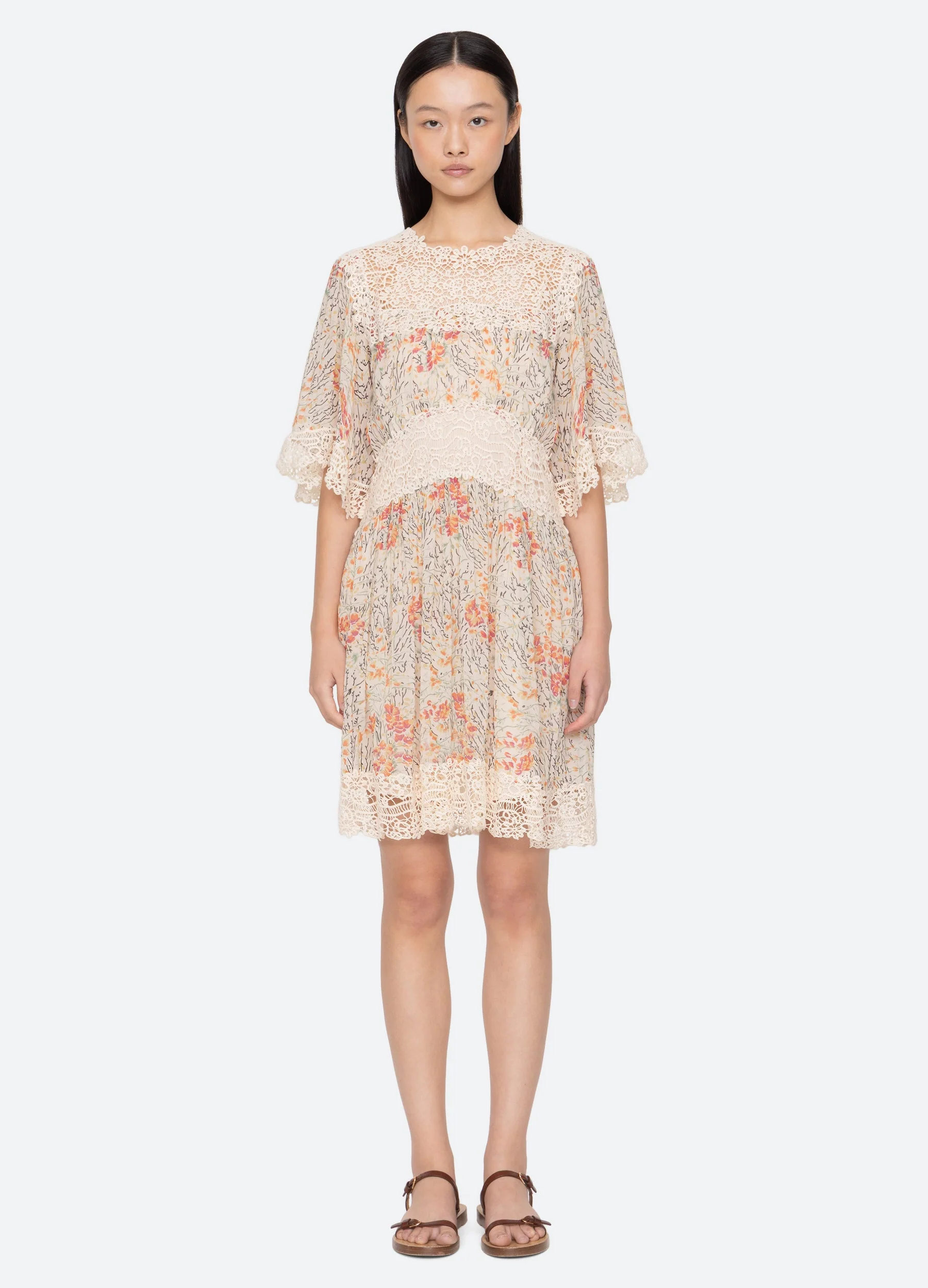 Sea NY Luisa Dress - Cream - Image 6