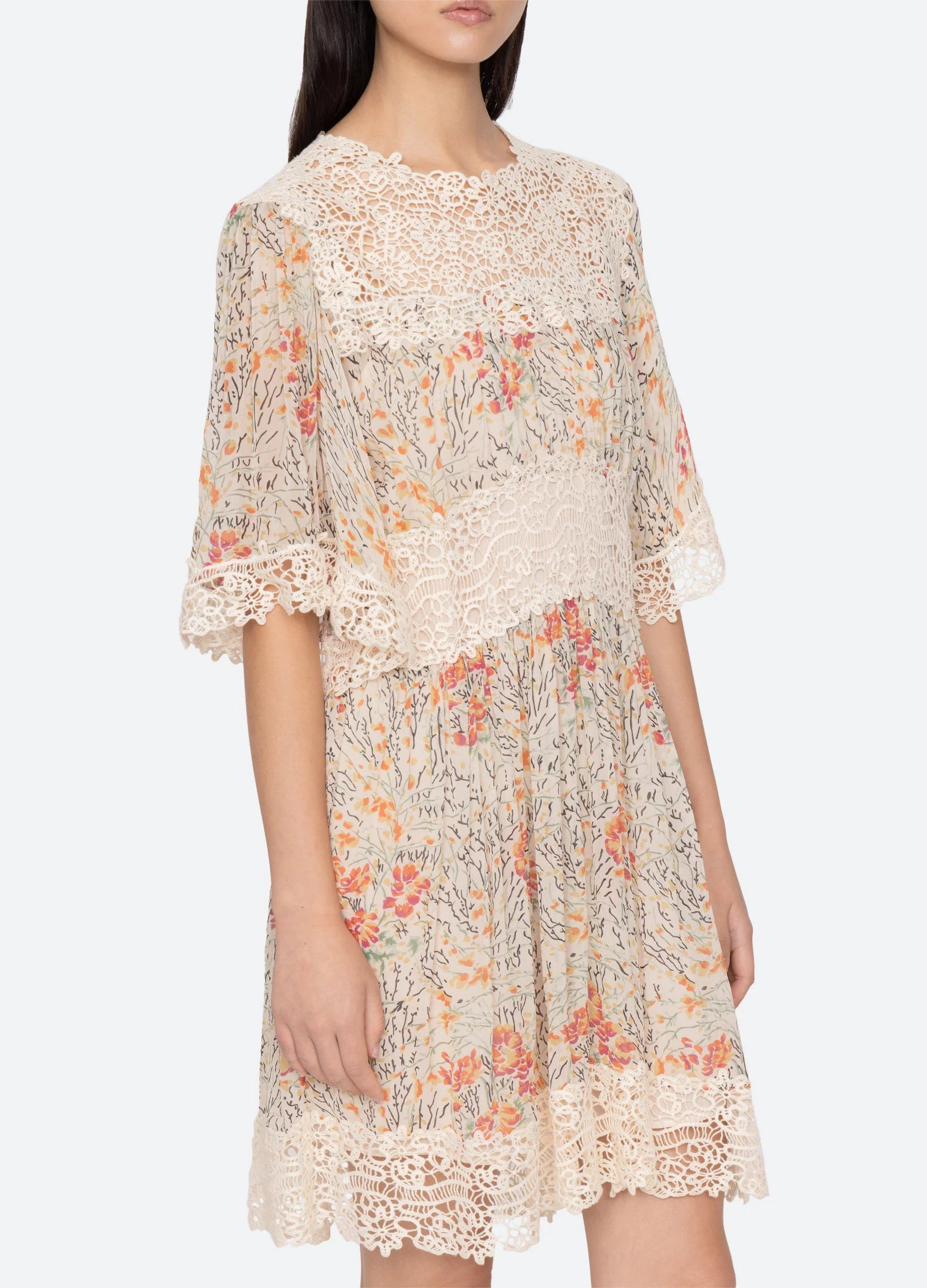 Sea NY Luisa Dress - Cream - Image 7