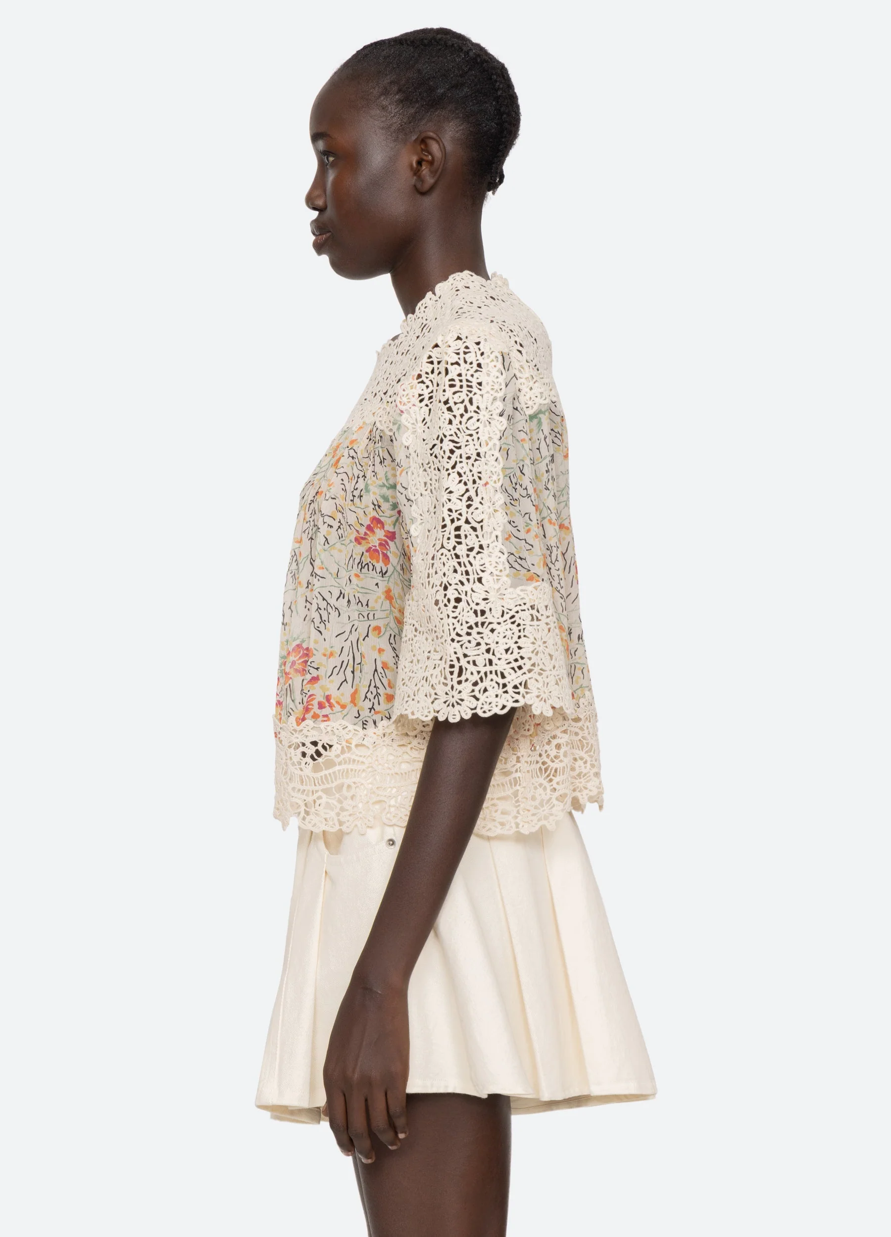 Sea NY Luisa Top - Cream - Image 3