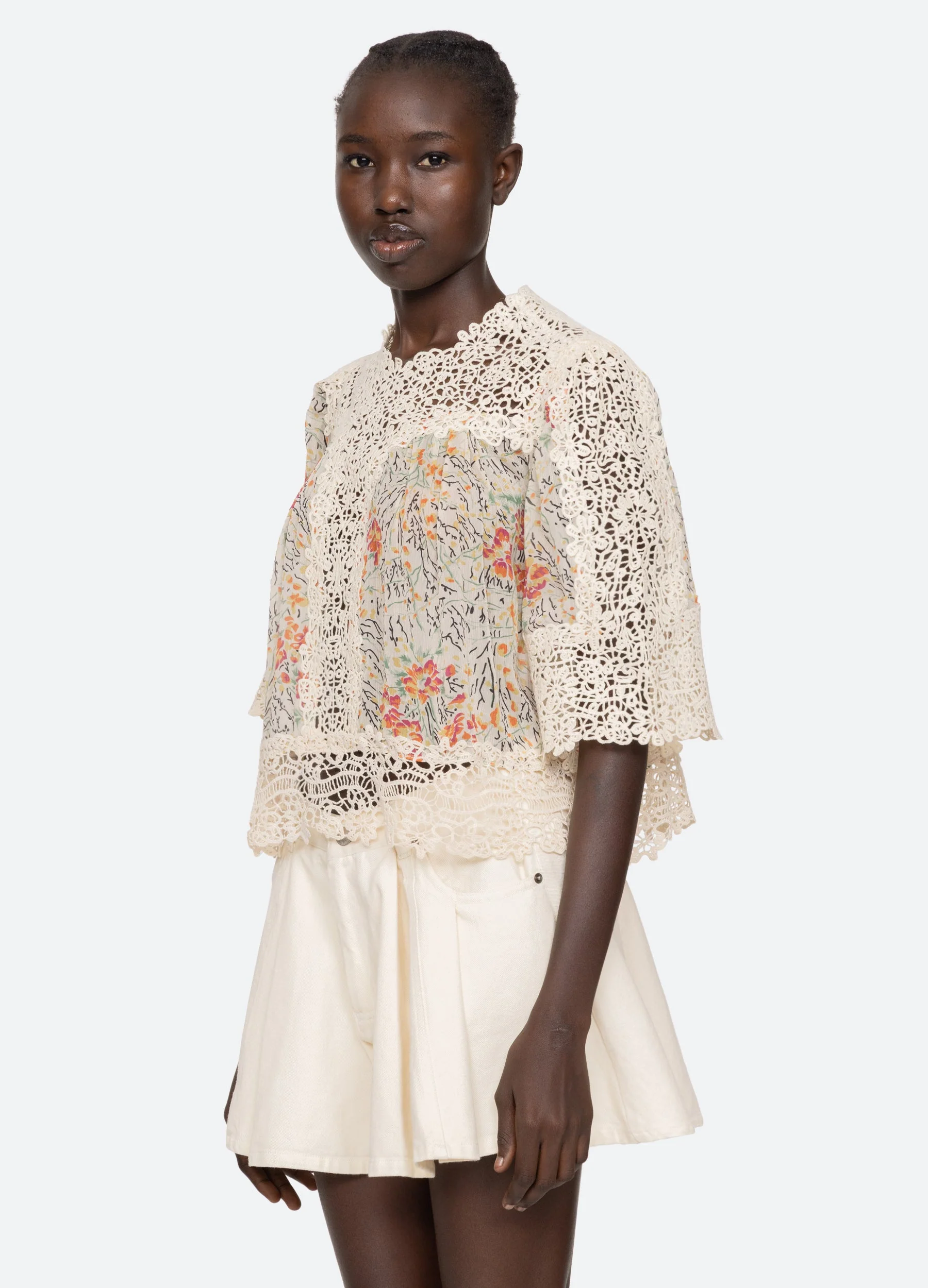 Sea NY Luisa Top - Cream - Image 4