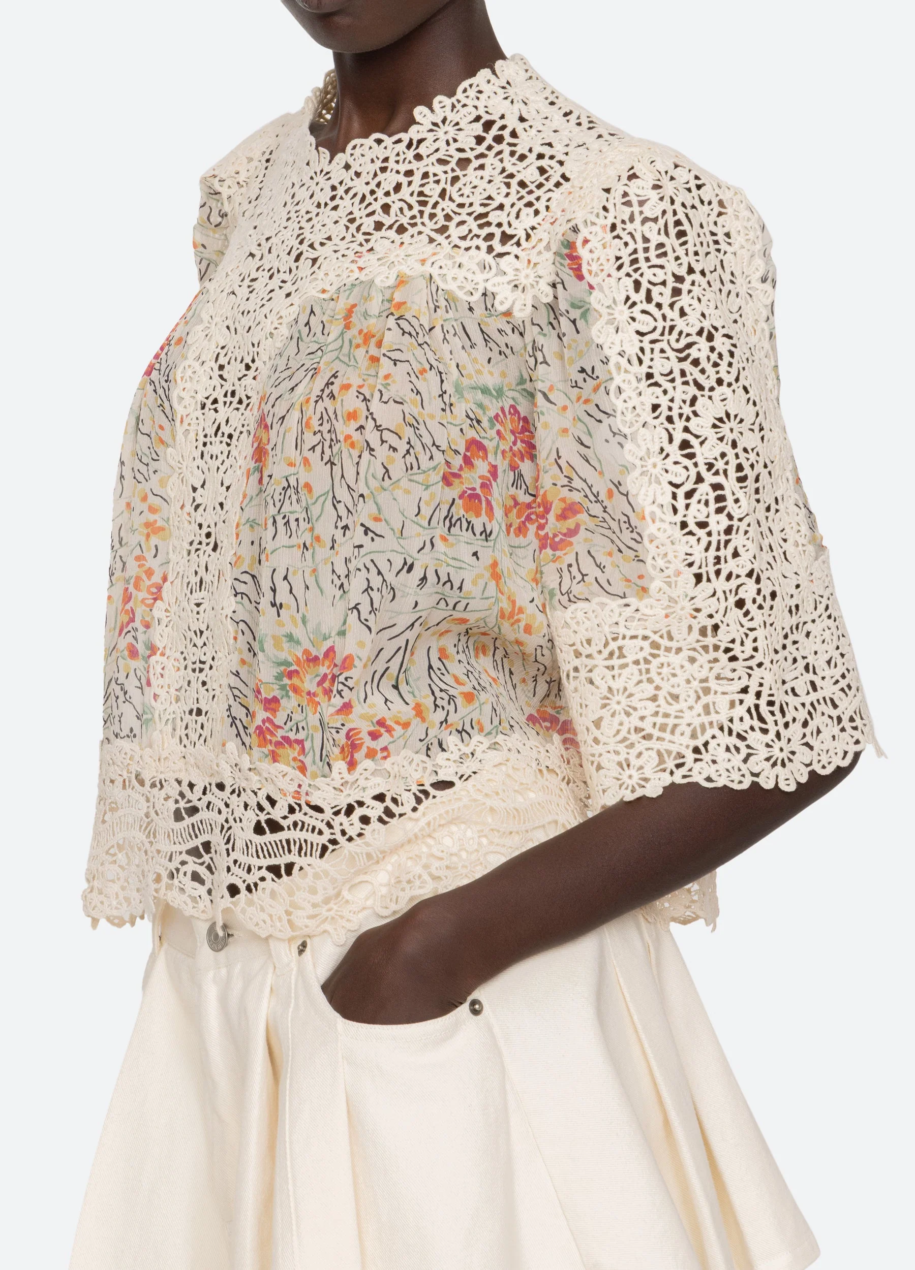 Sea NY Luisa Top - Cream - Image 6