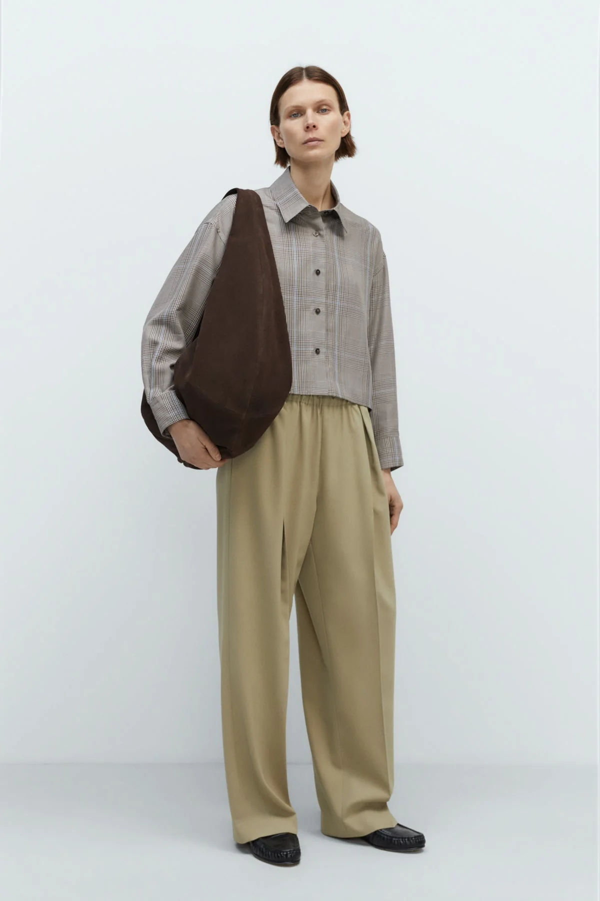 Cordera Checked Shirt - Brown - Image 2