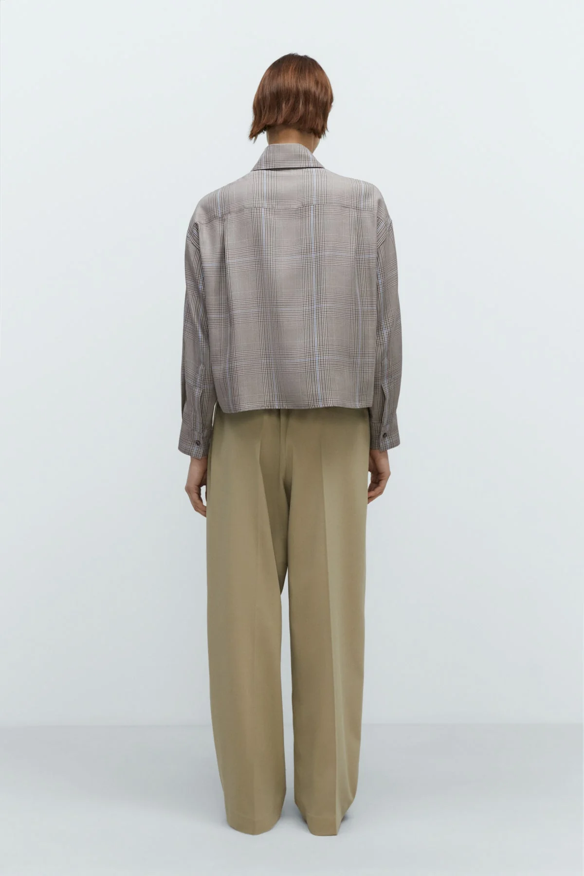 Cordera Checked Shirt - Brown - Image 4