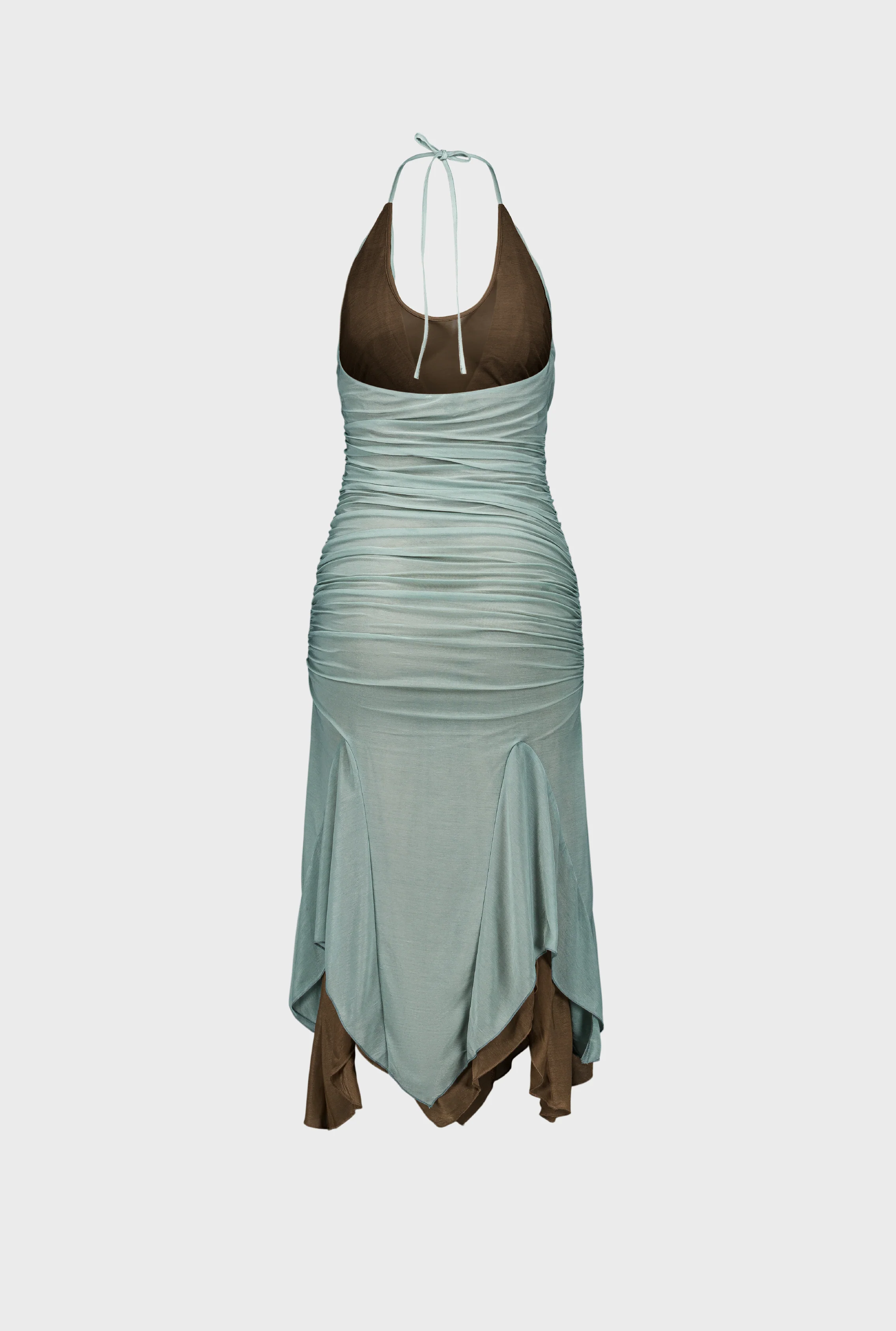 SAEMDI Double-Layered Midi Dress - Image 5