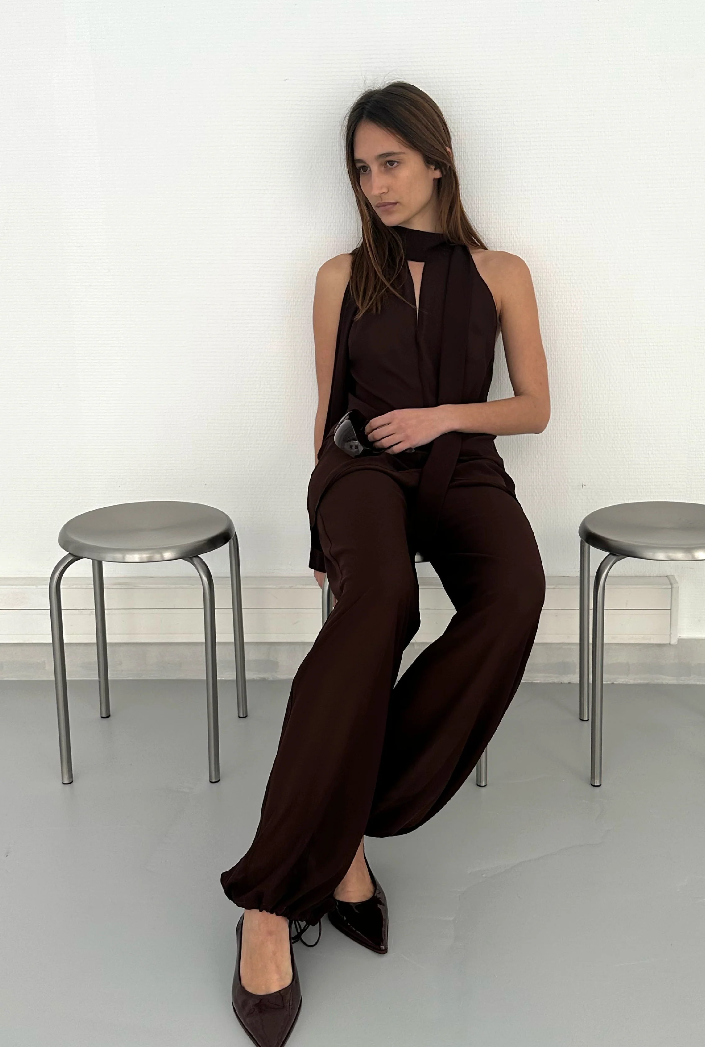 SAEMDI Flowy Overskirt Trousers - Image 3