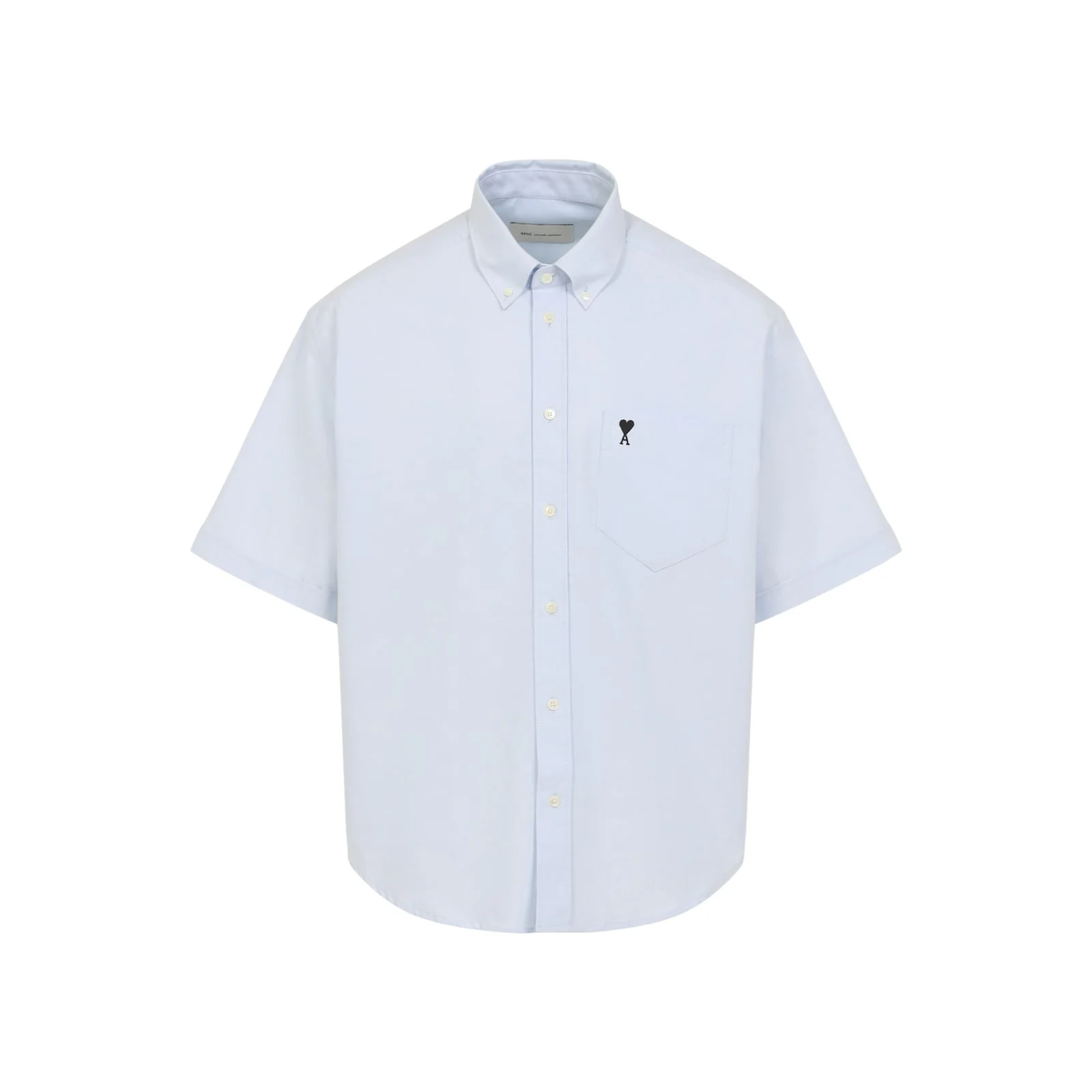 Ami Alexandre Mattiussi Boxy Short Sleeve Shirt - Bleu Ciel - Image 2