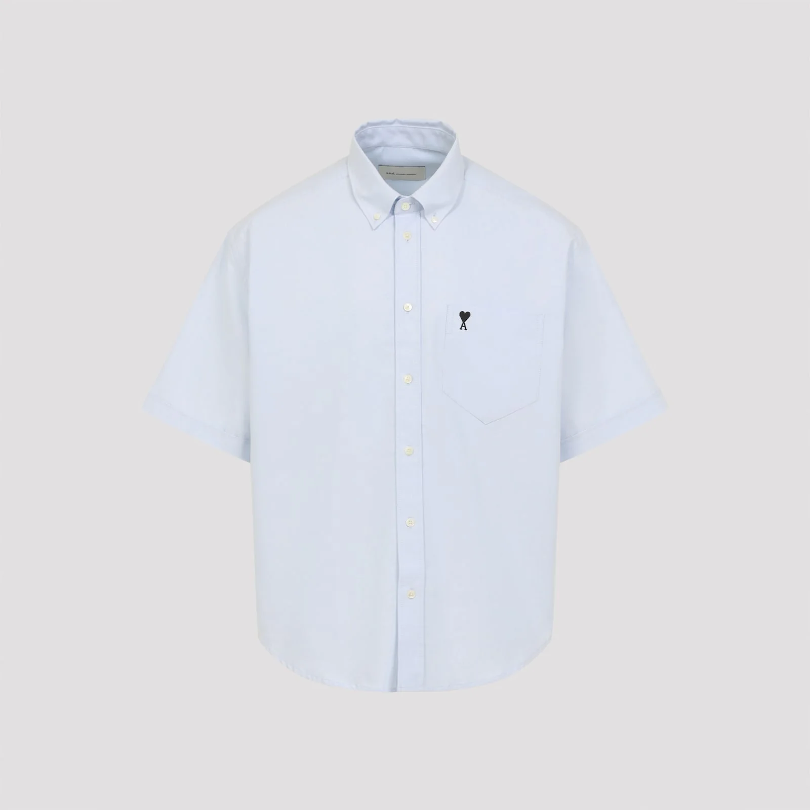 Ami Alexandre Mattiussi Boxy Short Sleeve Shirt - Bleu Ciel - Image 3