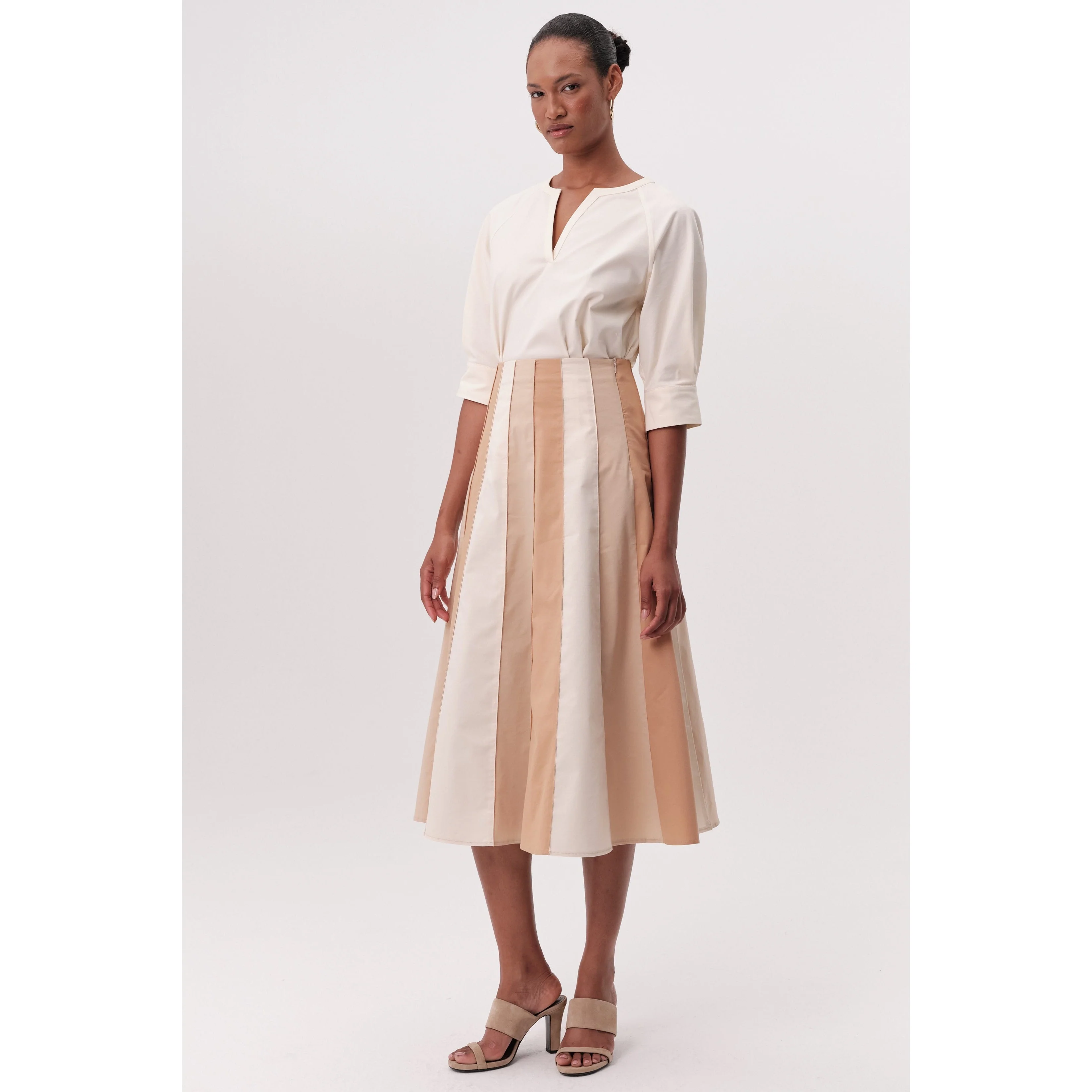Exquise USA Nikki Skirt - Tan - Image 2
