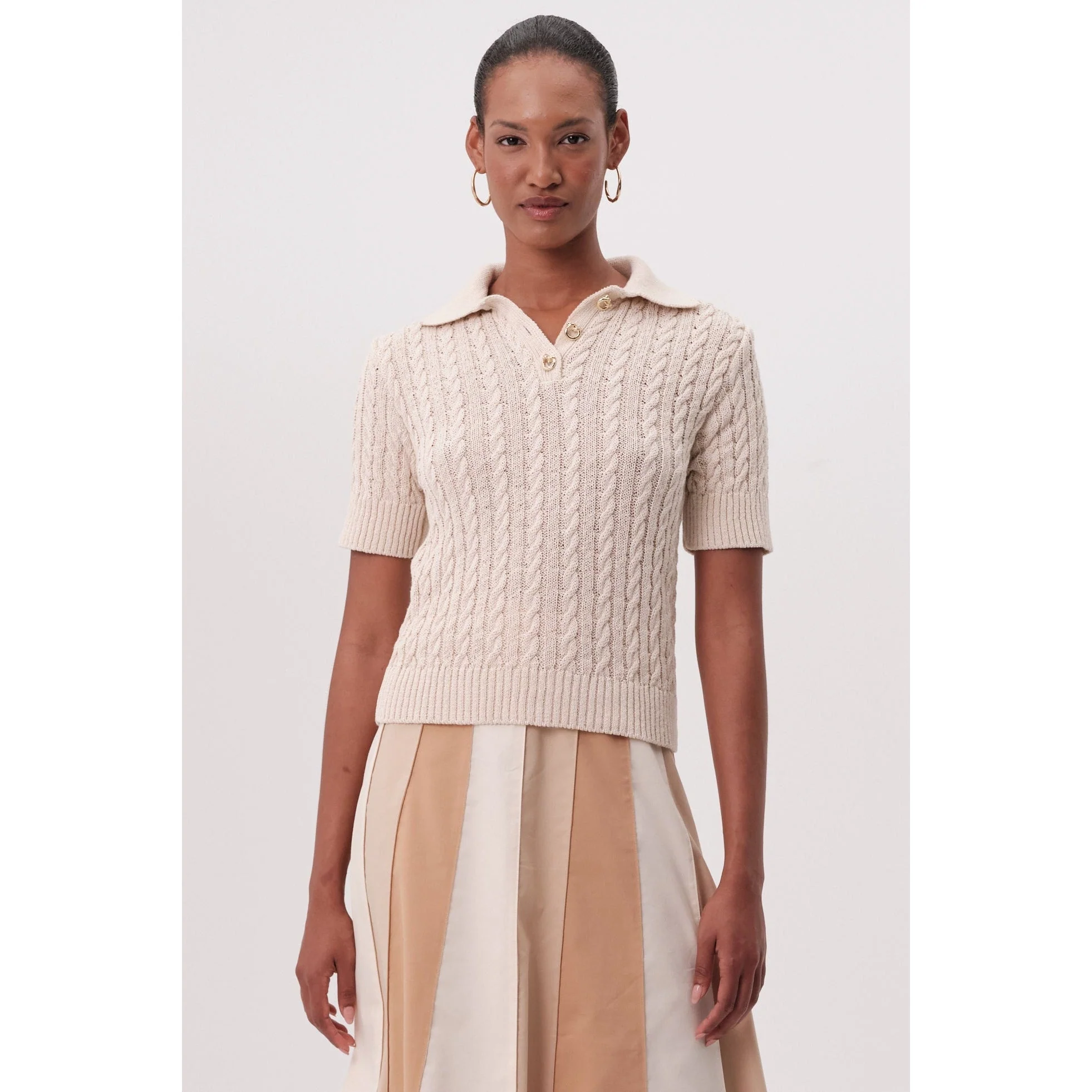 Exquise USA Nikki Skirt - Tan - Image 4