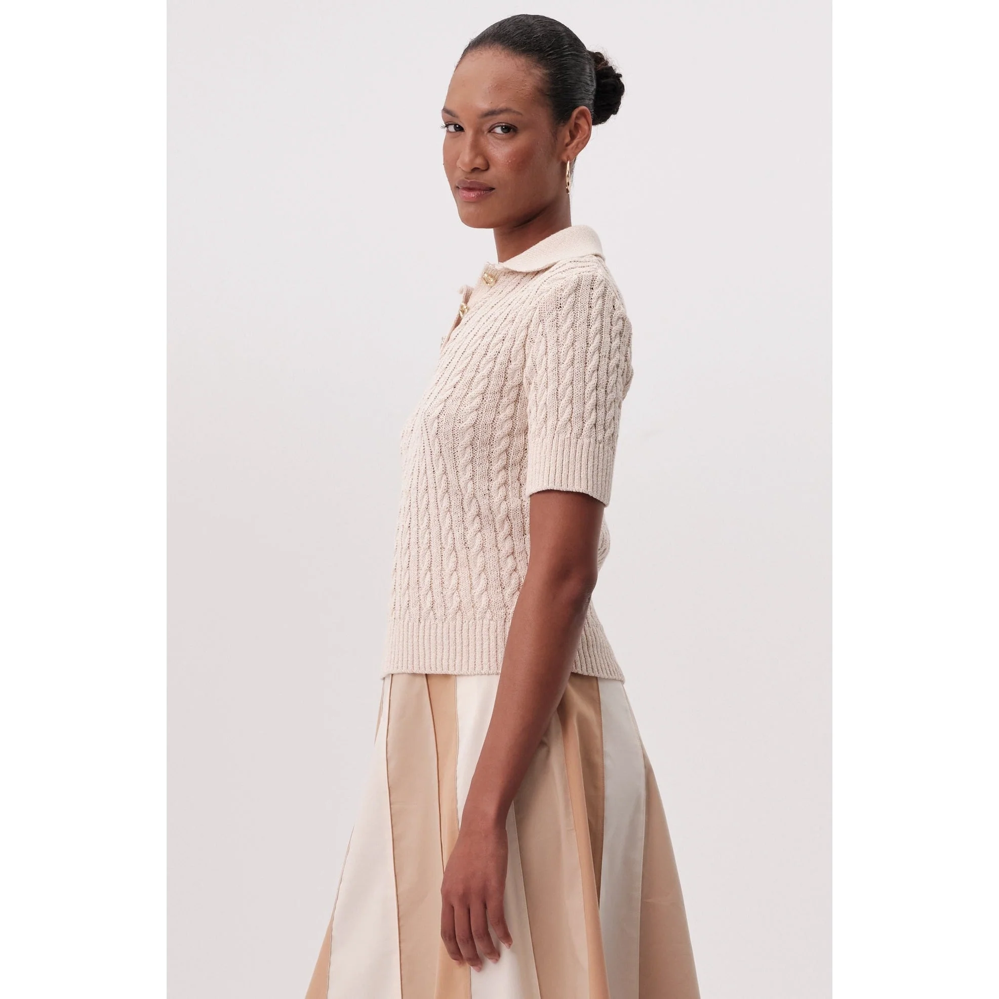Exquise USA Nikki Skirt - Tan - Image 5