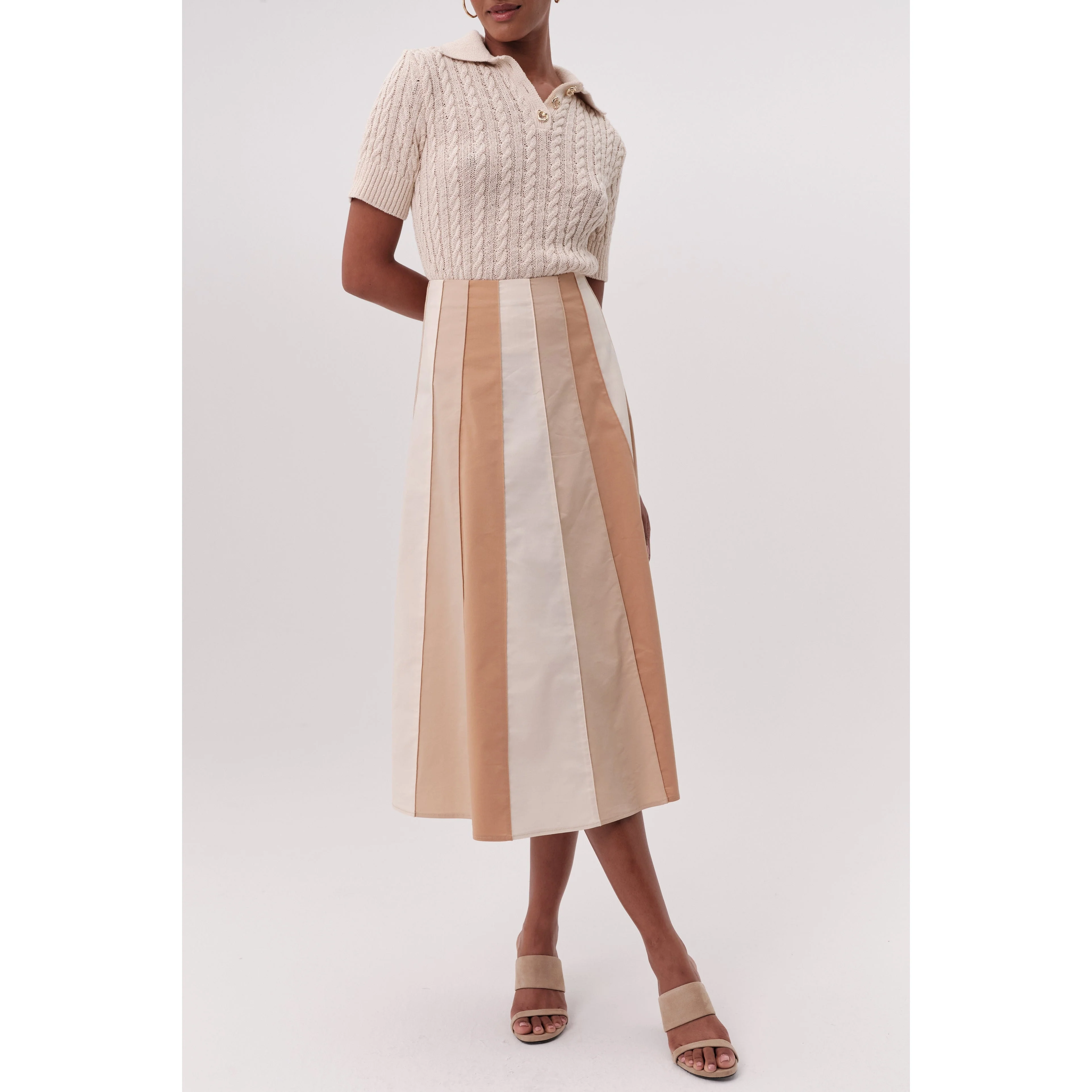 Exquise USA Nikki Skirt - Tan - Image 6