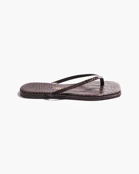 TKEES Lily Square Toe Croc Sandals - Image 5