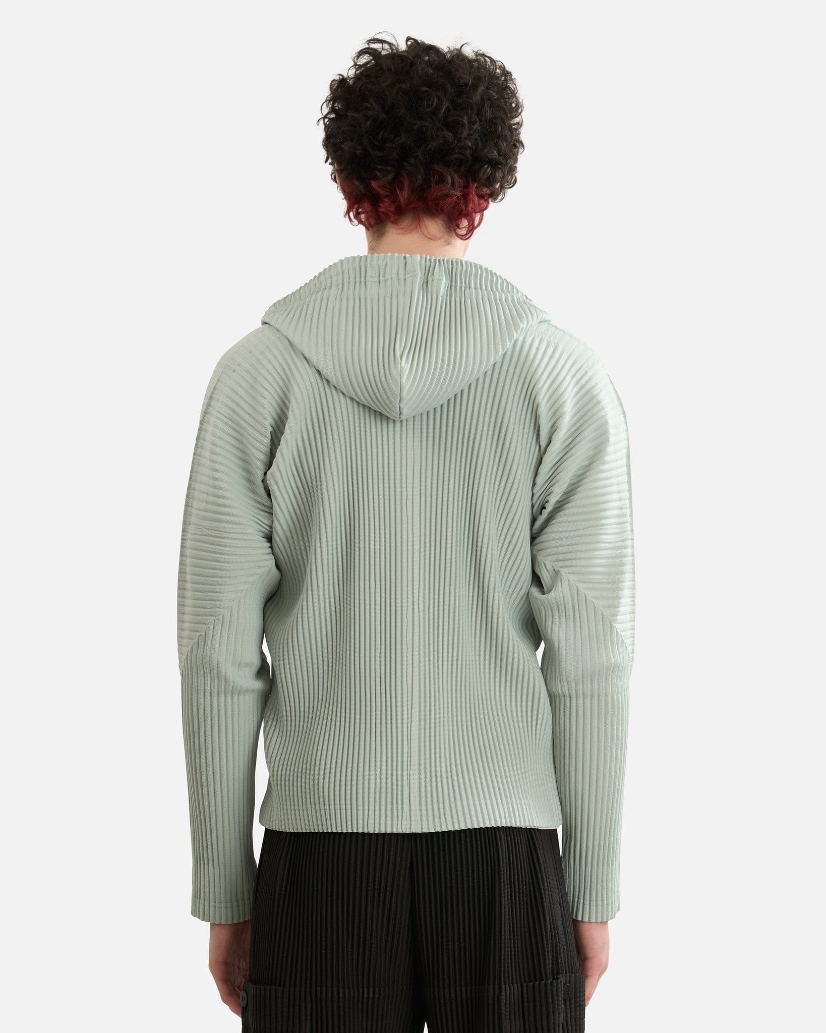 HOMME PLISSE ISSEY MIYAKE Pleated Hooded Jacket - Image 3