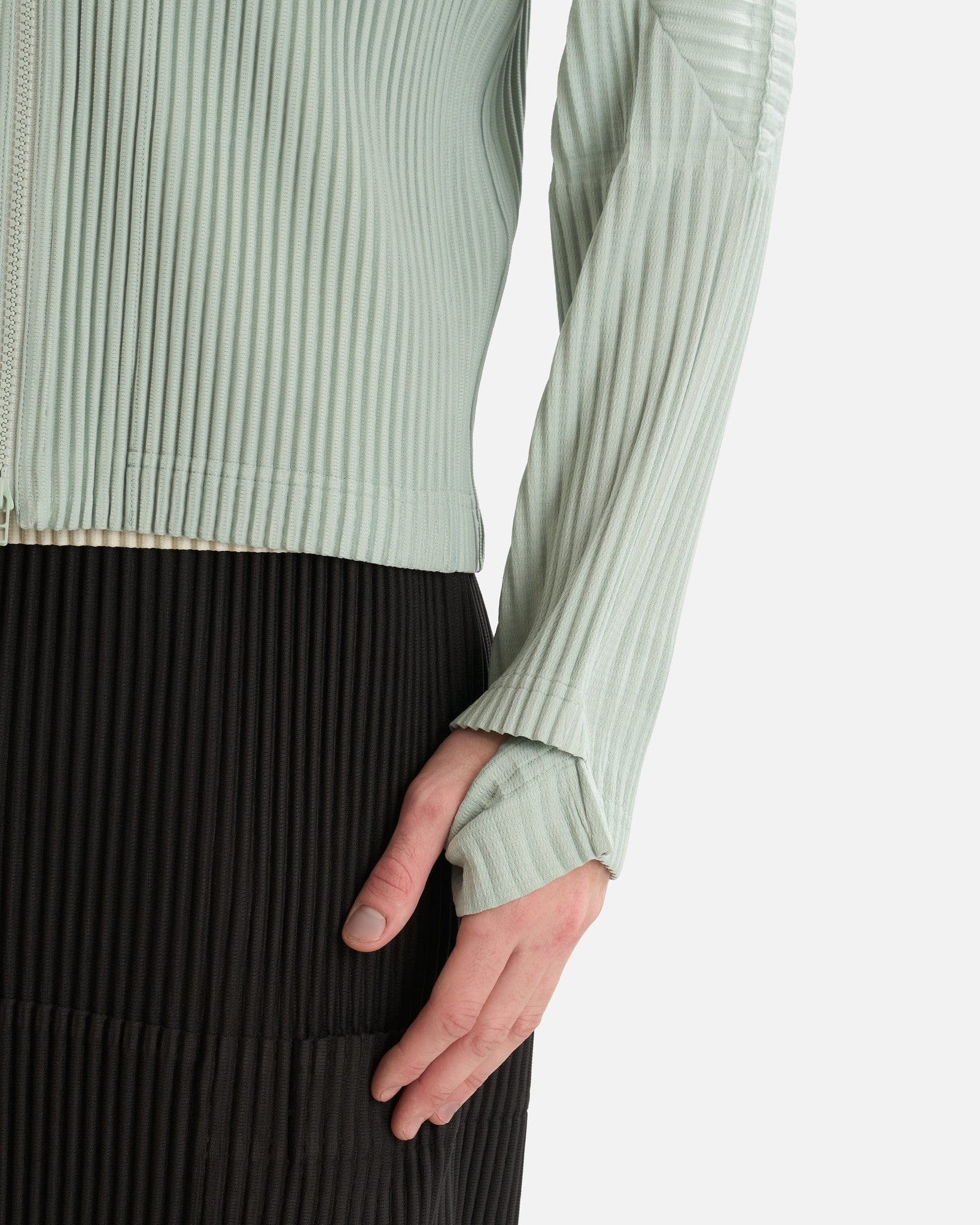 HOMME PLISSE ISSEY MIYAKE Pleated Hooded Jacket - Image 6