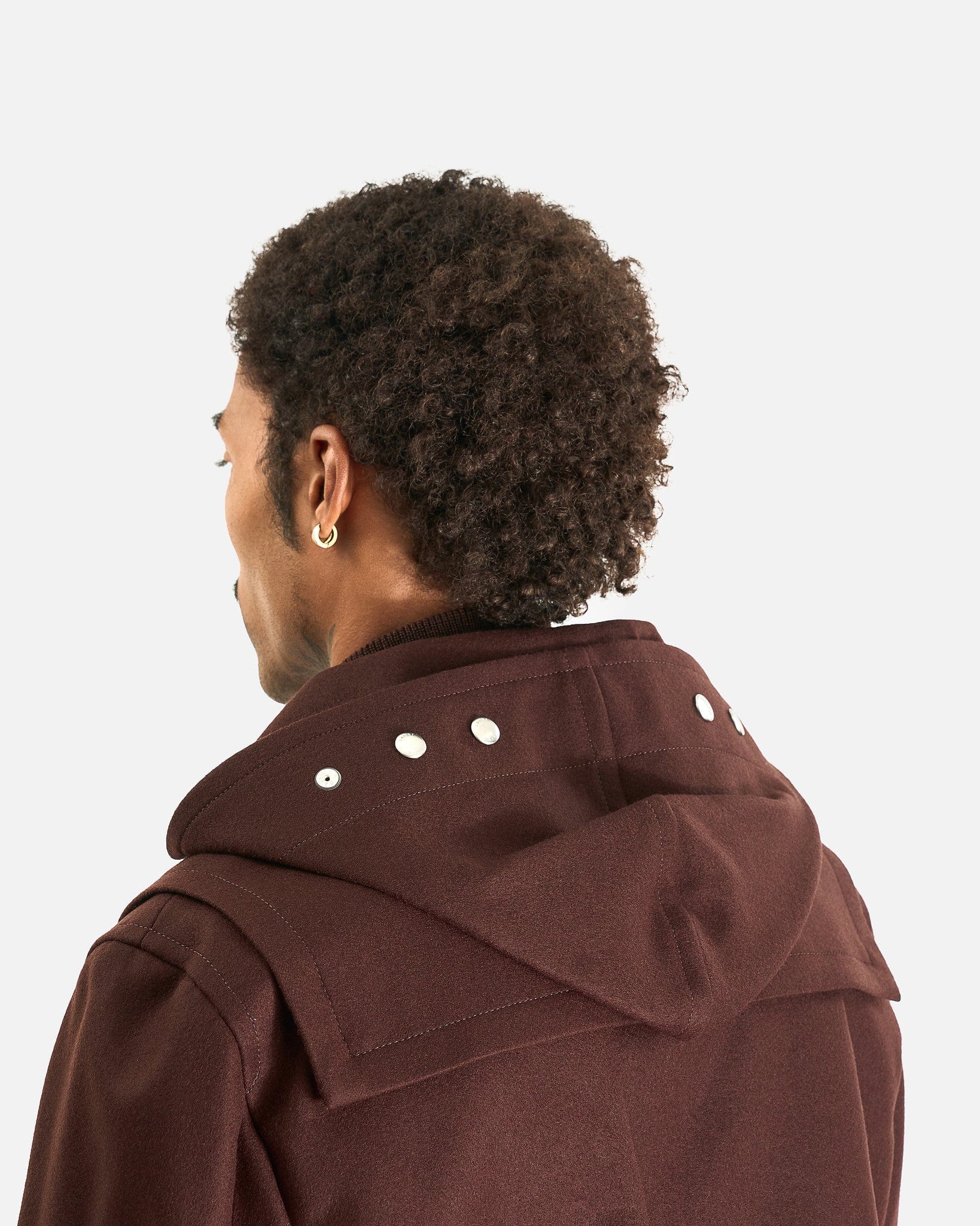 sacai Wool Melton Blouson Jacket - Brown - Image 4