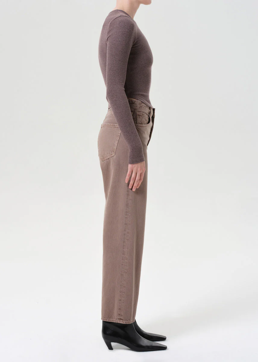 AGOLDE Ren Jean High Rise Wide Leg Jeans - Image 4