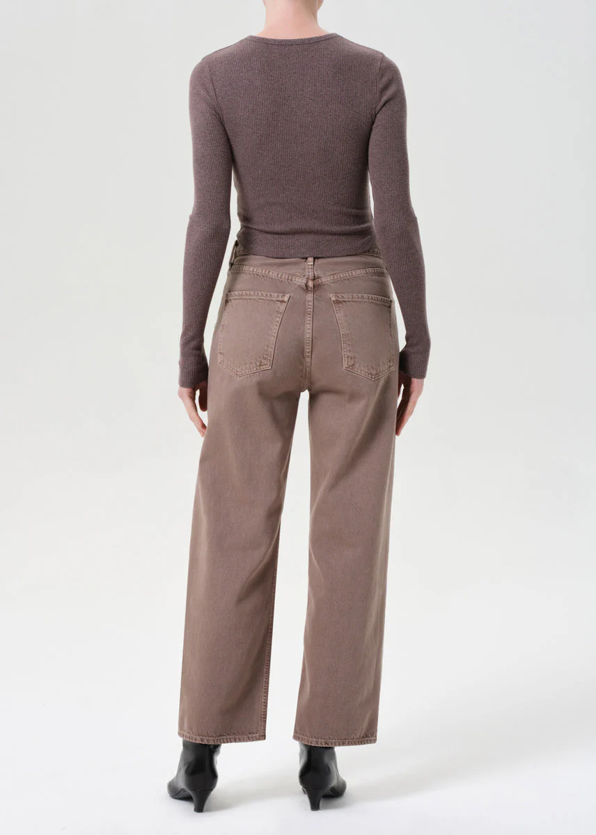 AGOLDE Ren Jean High Rise Wide Leg Jeans - Image 5