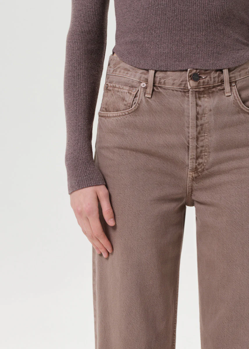 AGOLDE Ren Jean High Rise Wide Leg Jeans - Image 6