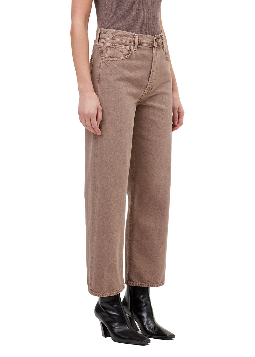 AGOLDE Ren Jean High Rise Wide Leg Jeans - Image 8
