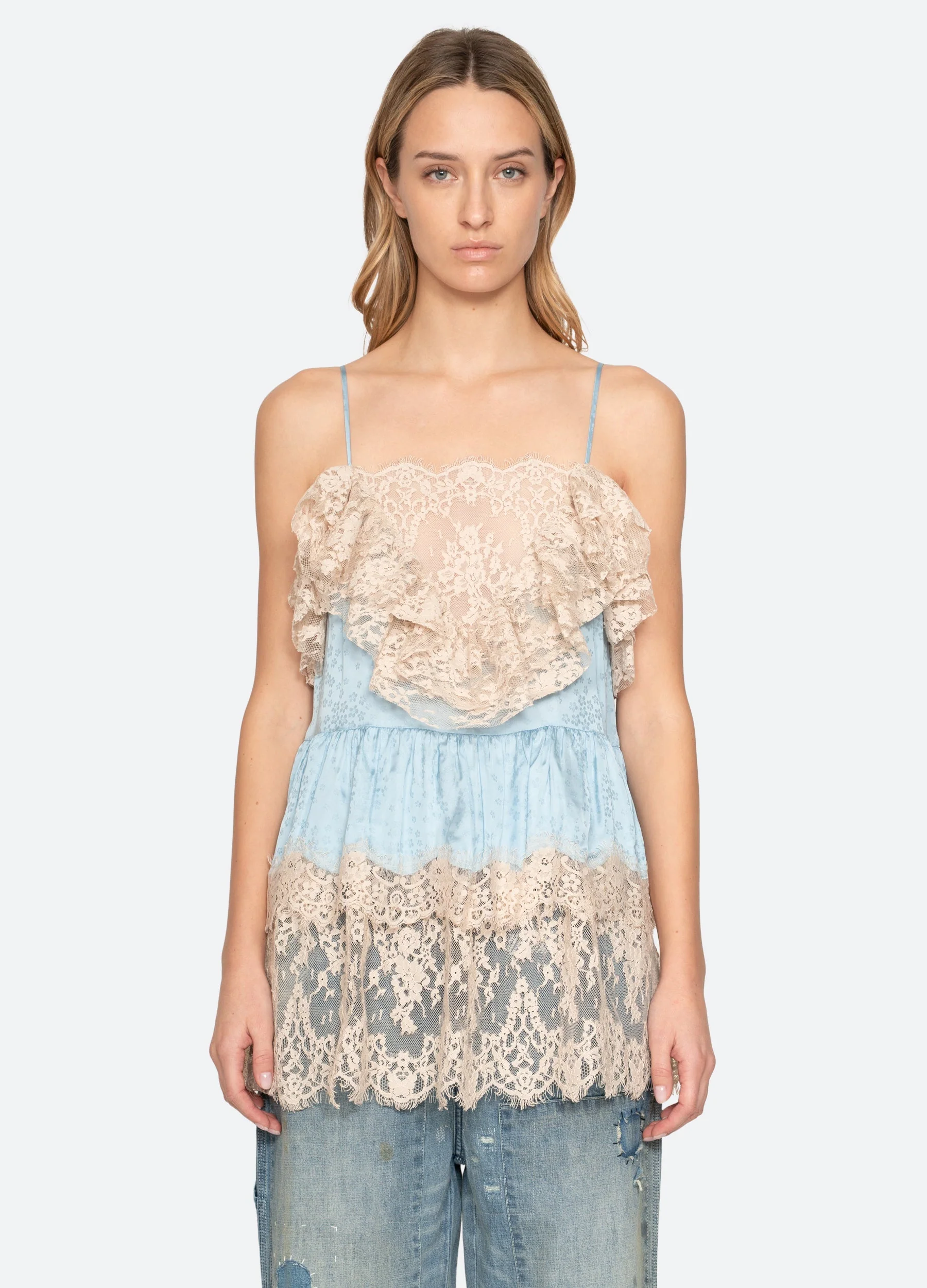 Sea NY Ethel Tunic Top - Blue - Image 2