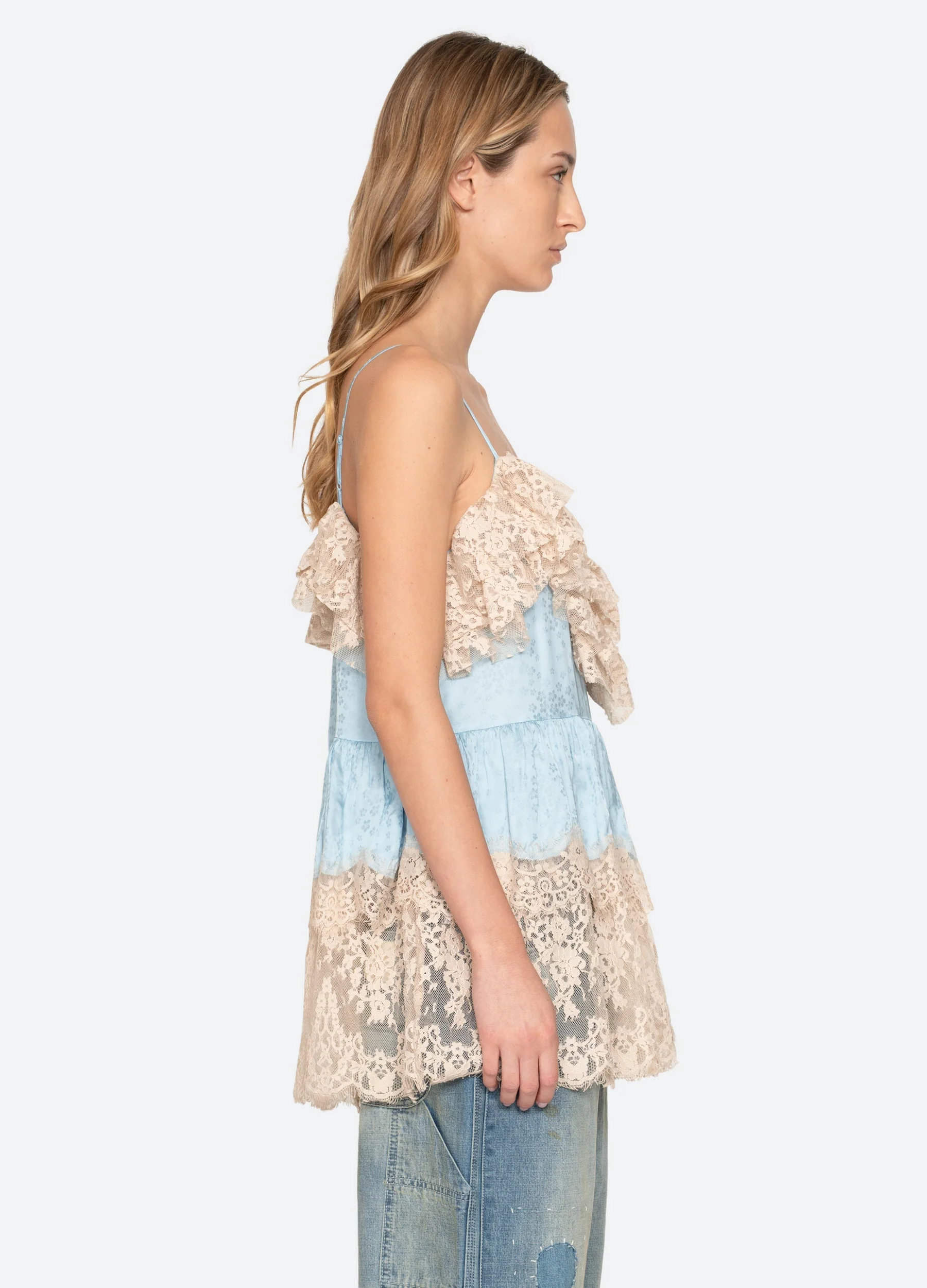 Sea NY Ethel Tunic Top - Blue - Image 4