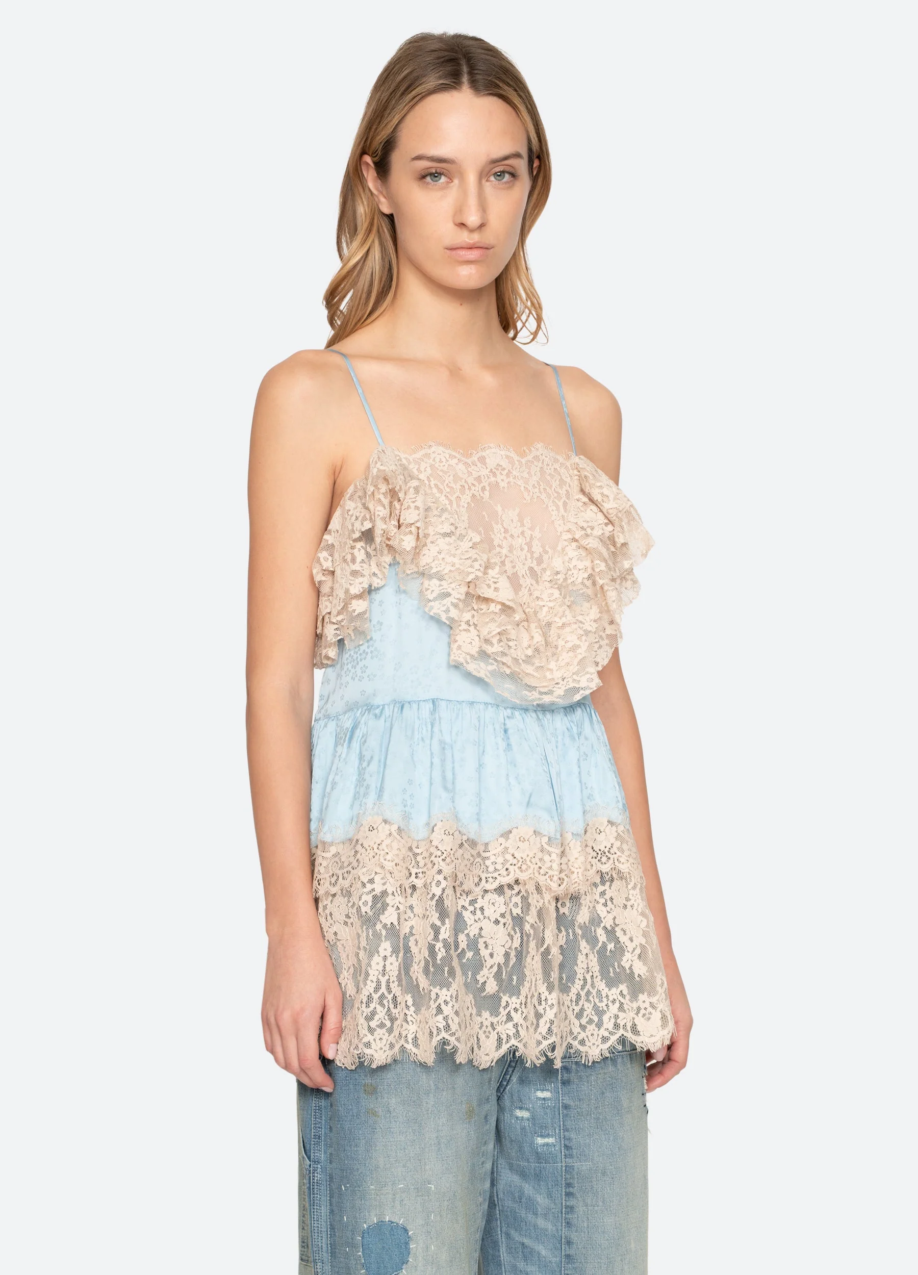 Sea NY Ethel Tunic Top - Blue - Image 5