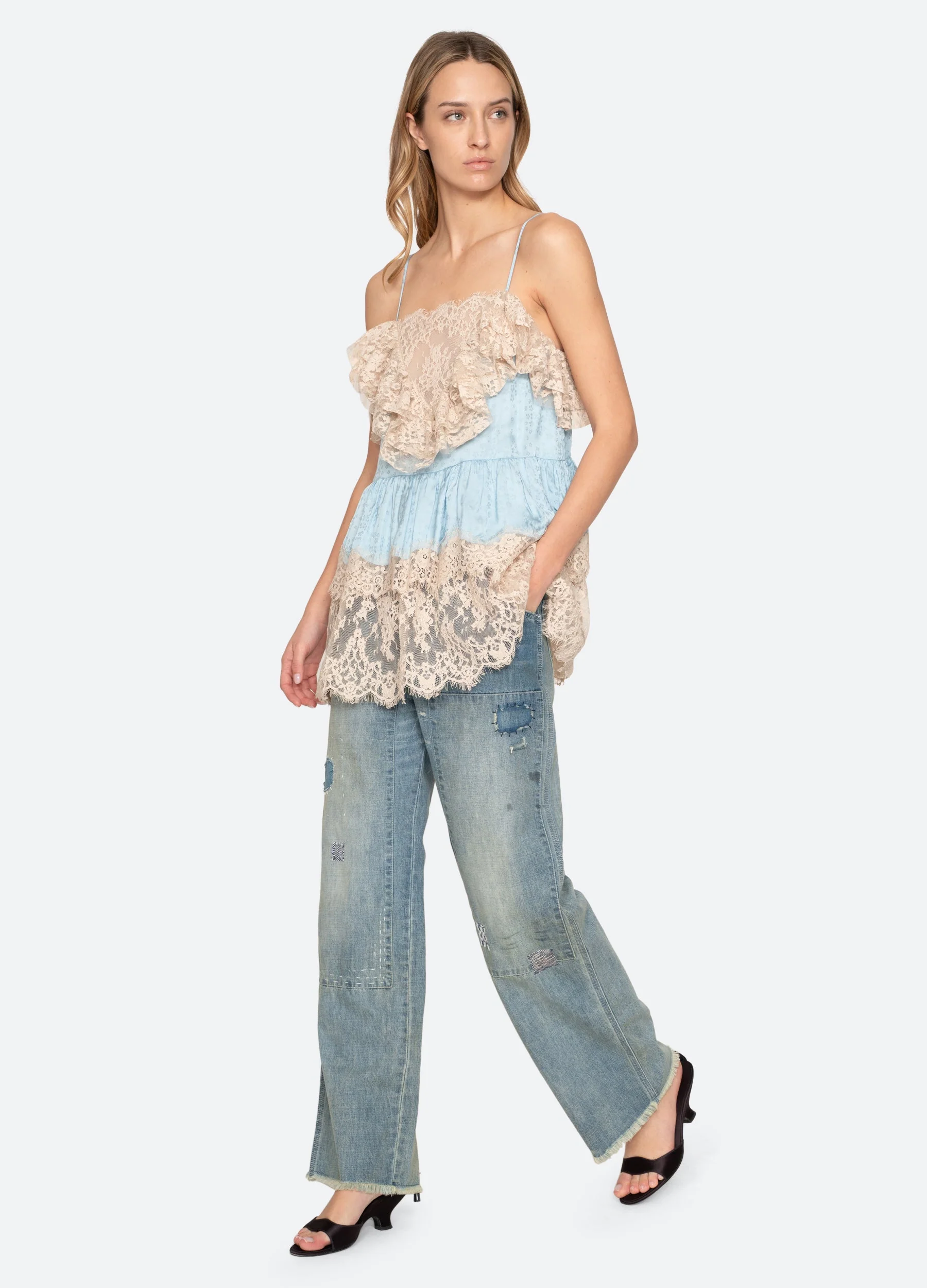 Sea NY Ethel Tunic Top - Blue - Image 7