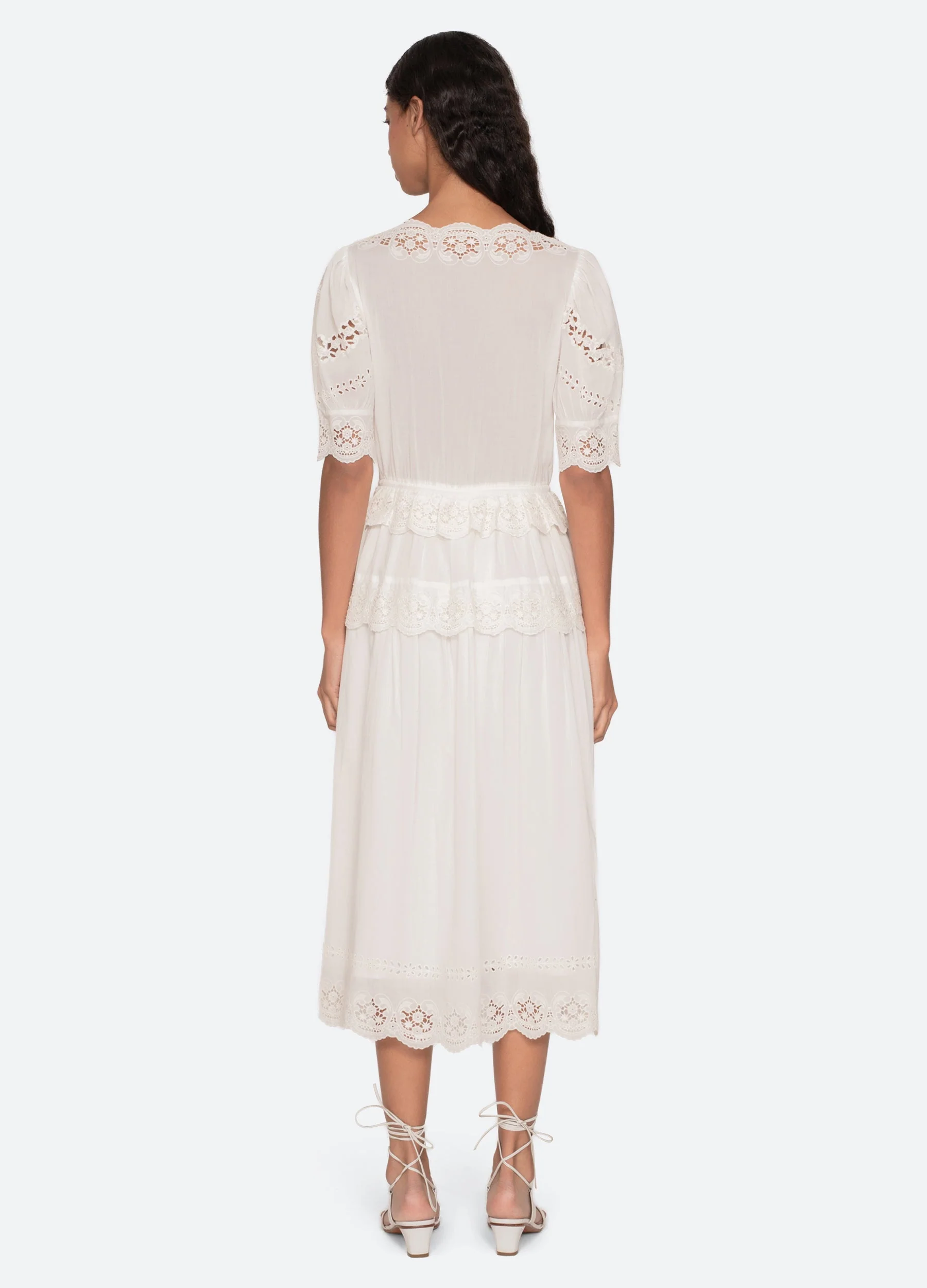 Sea NY Sofia Dress - Cream - Image 3