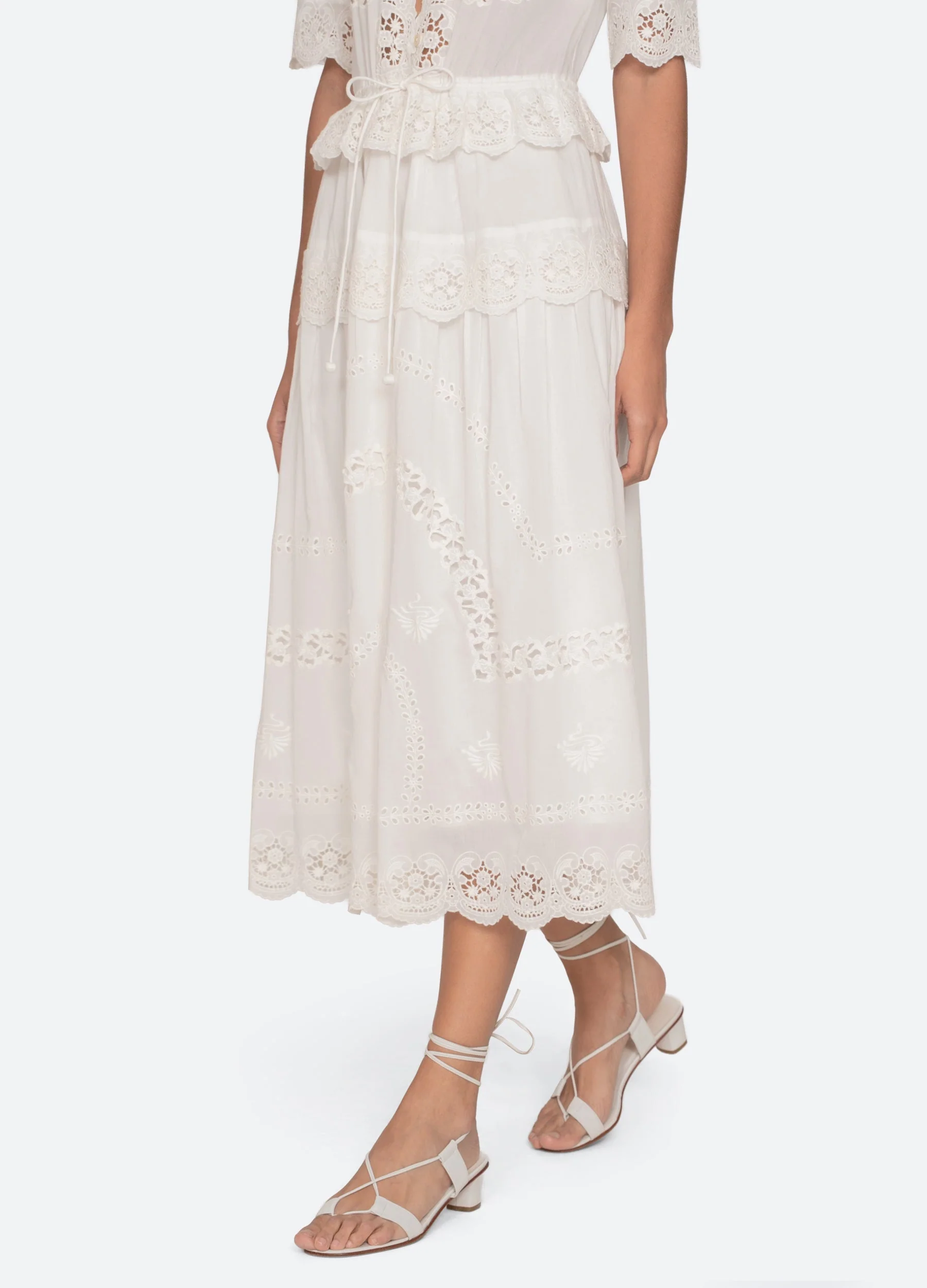 Sea NY Sofia Dress - Cream - Image 8