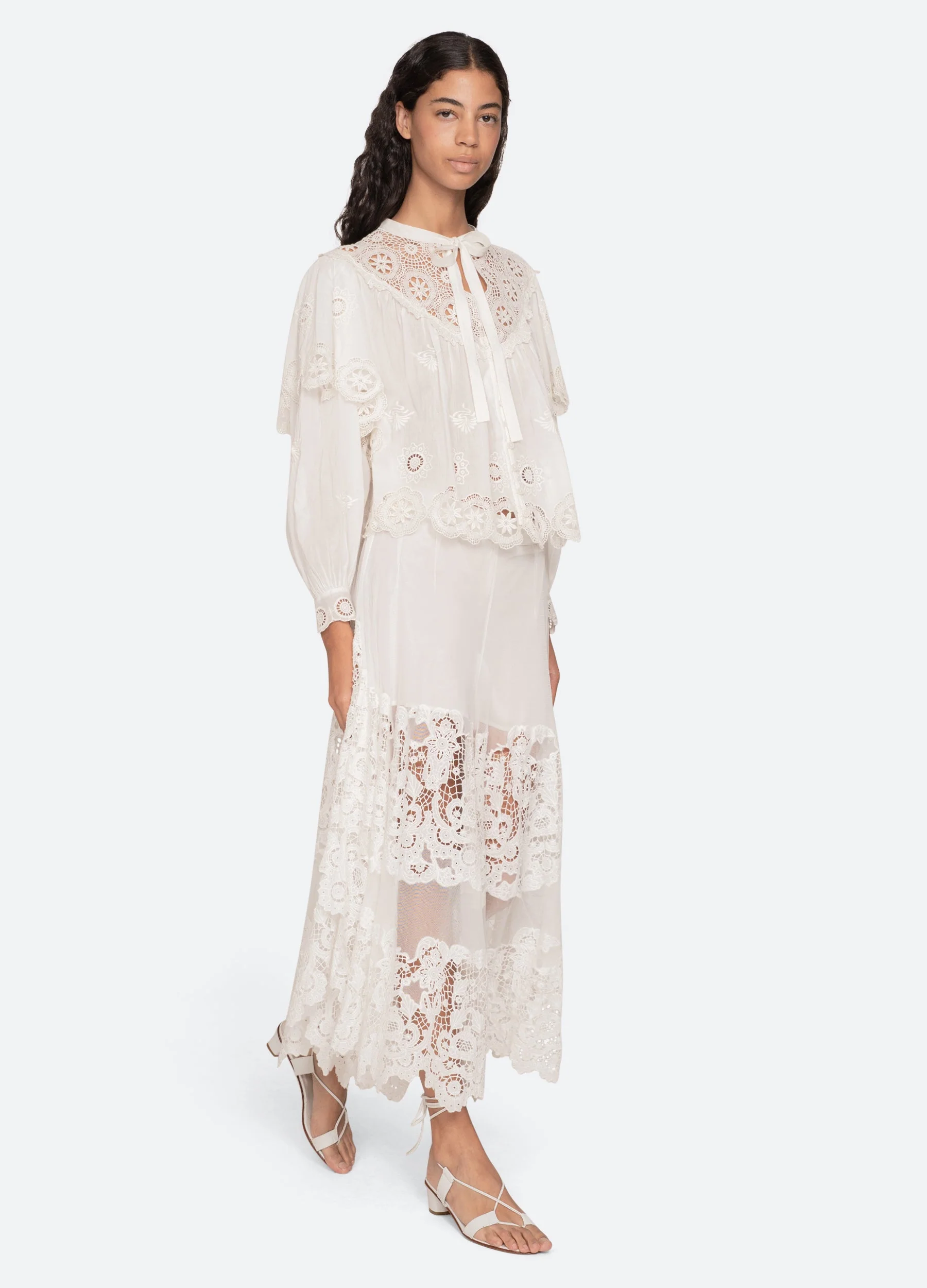 Sea NY Sofia L/S Top - Cream - Image 7