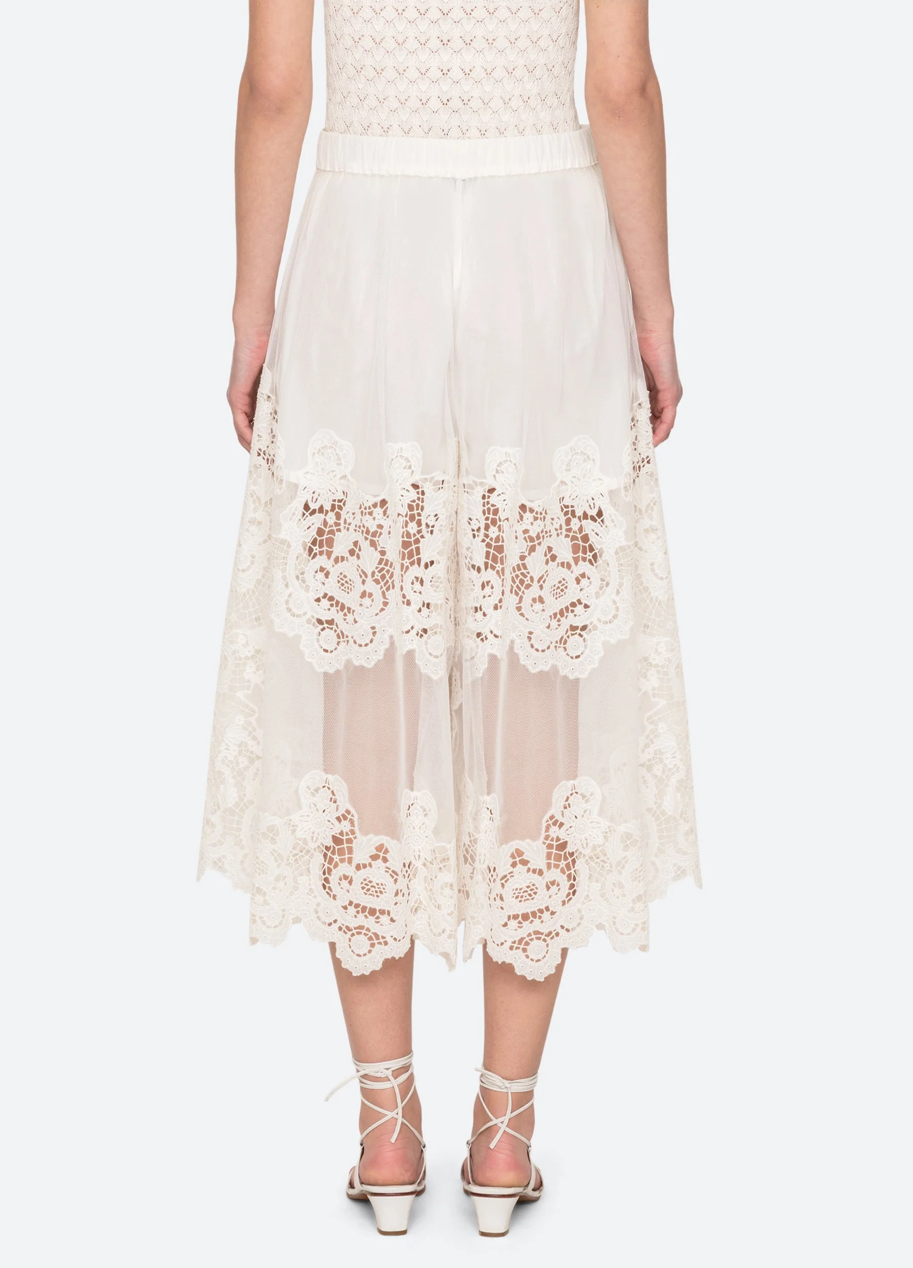 Sea NY Sofia Pants - Cream - Image 3