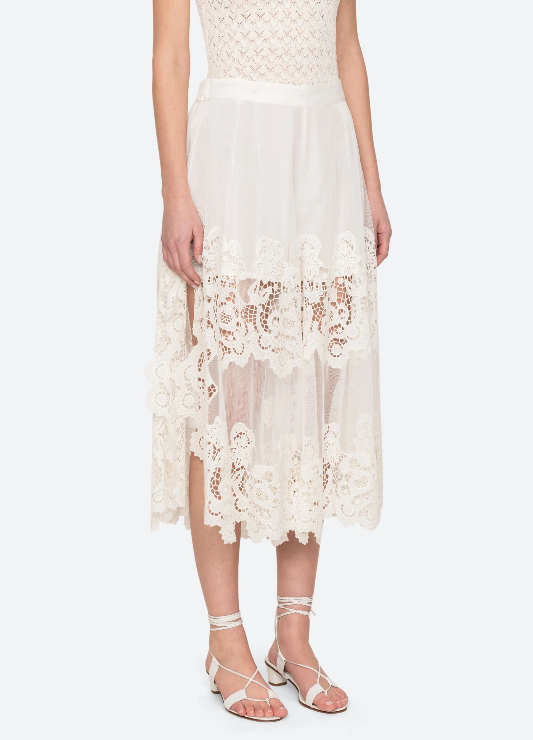 Sea NY Sofia Pants - Cream - Image 5