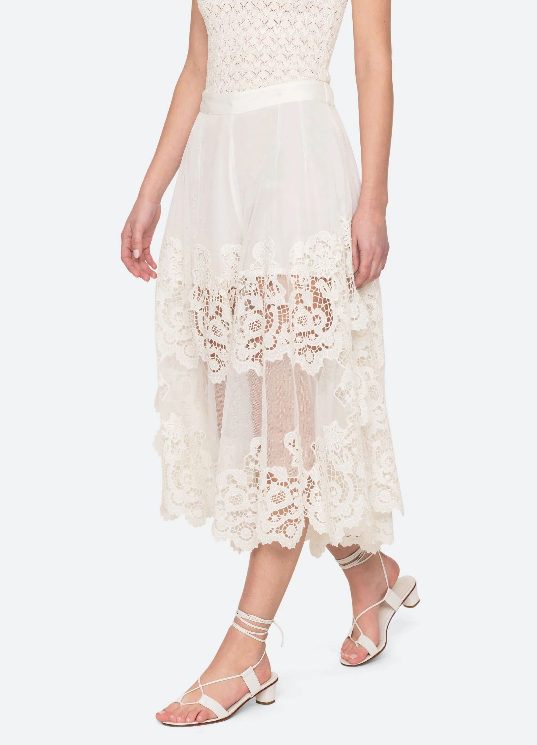 Sea NY Sofia Pants - Cream - Image 6
