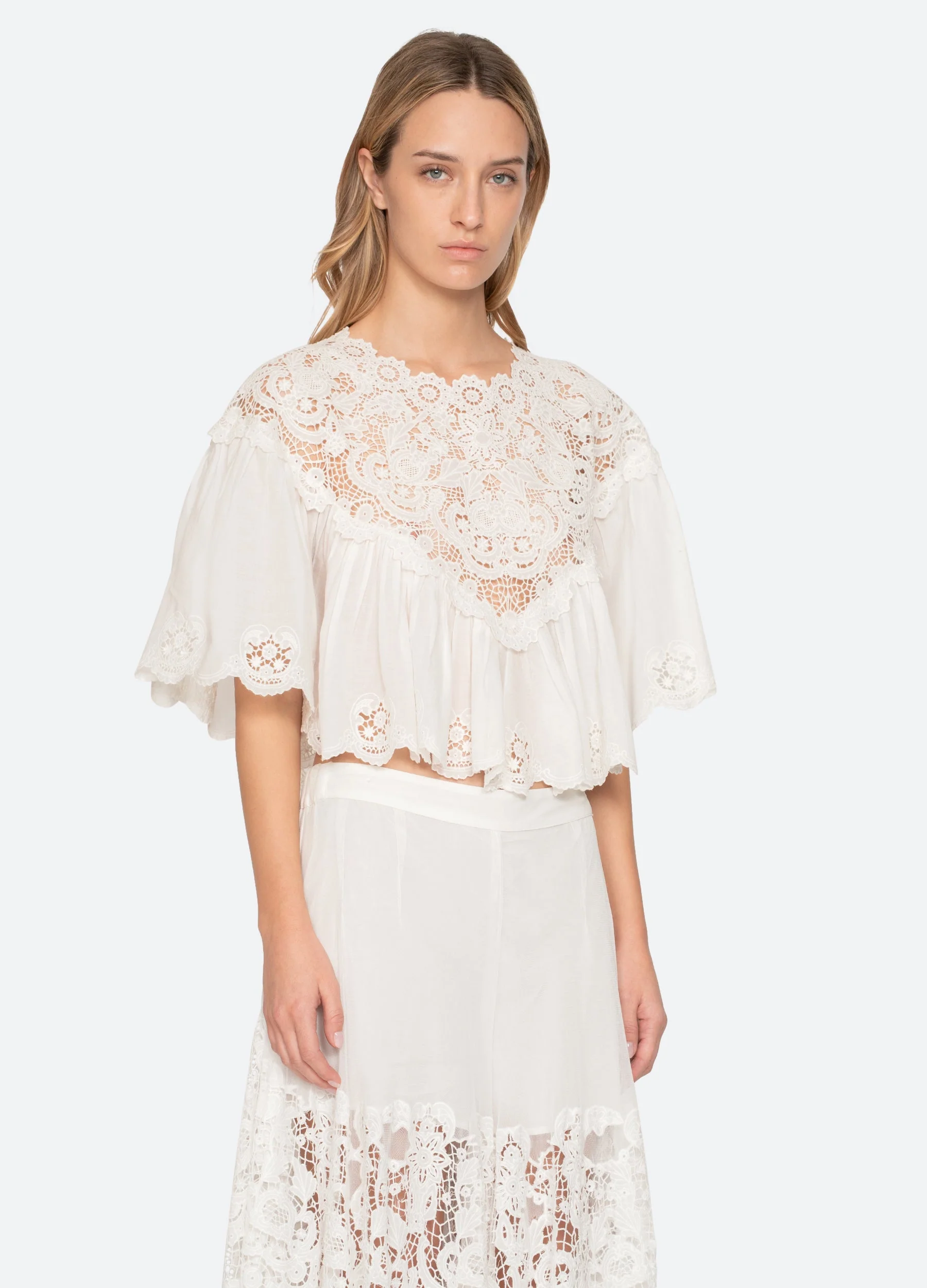 Sea NY Sofia Top - Cream - Image 5