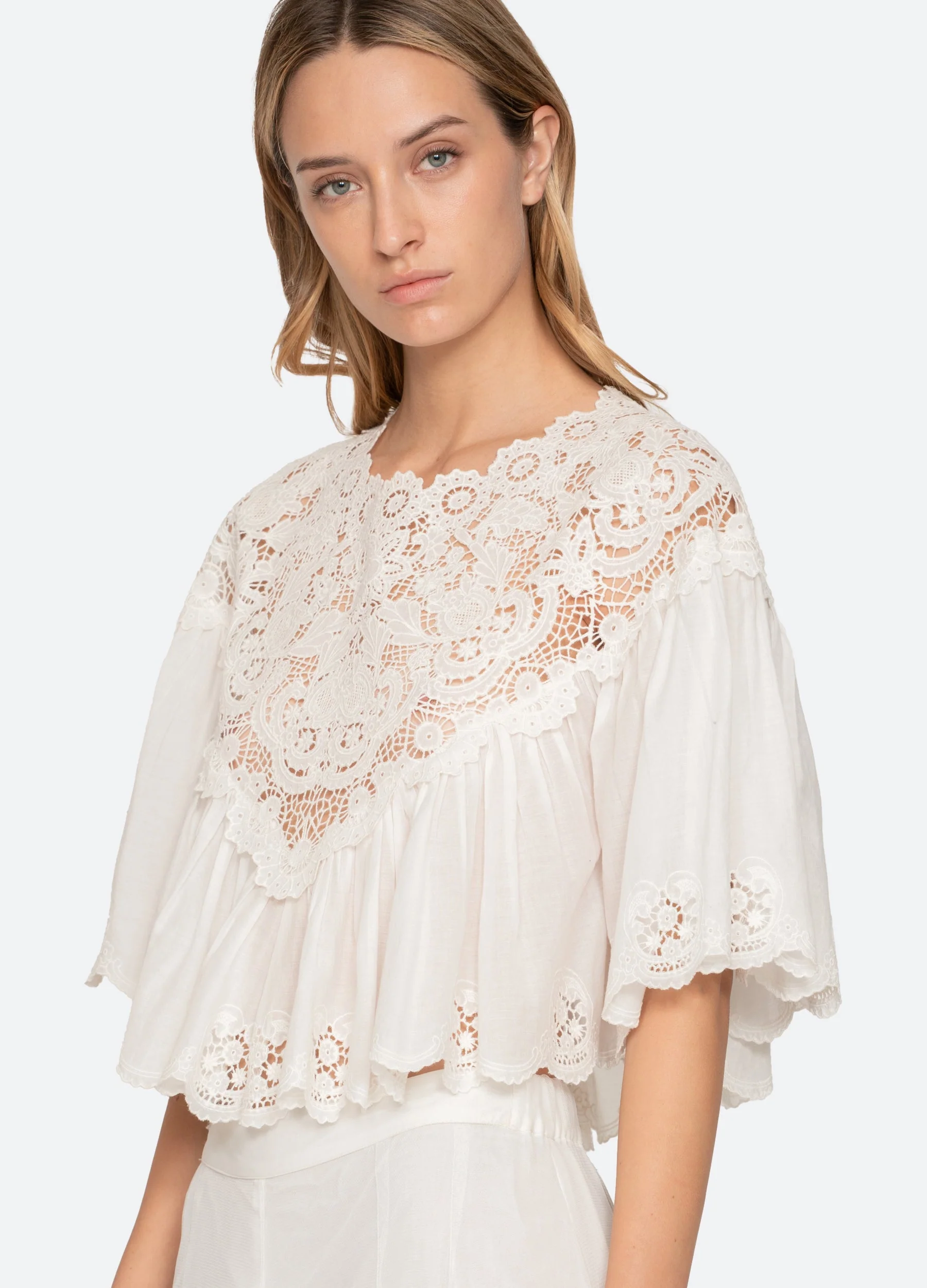 Sea NY Sofia Top - Cream - Image 6