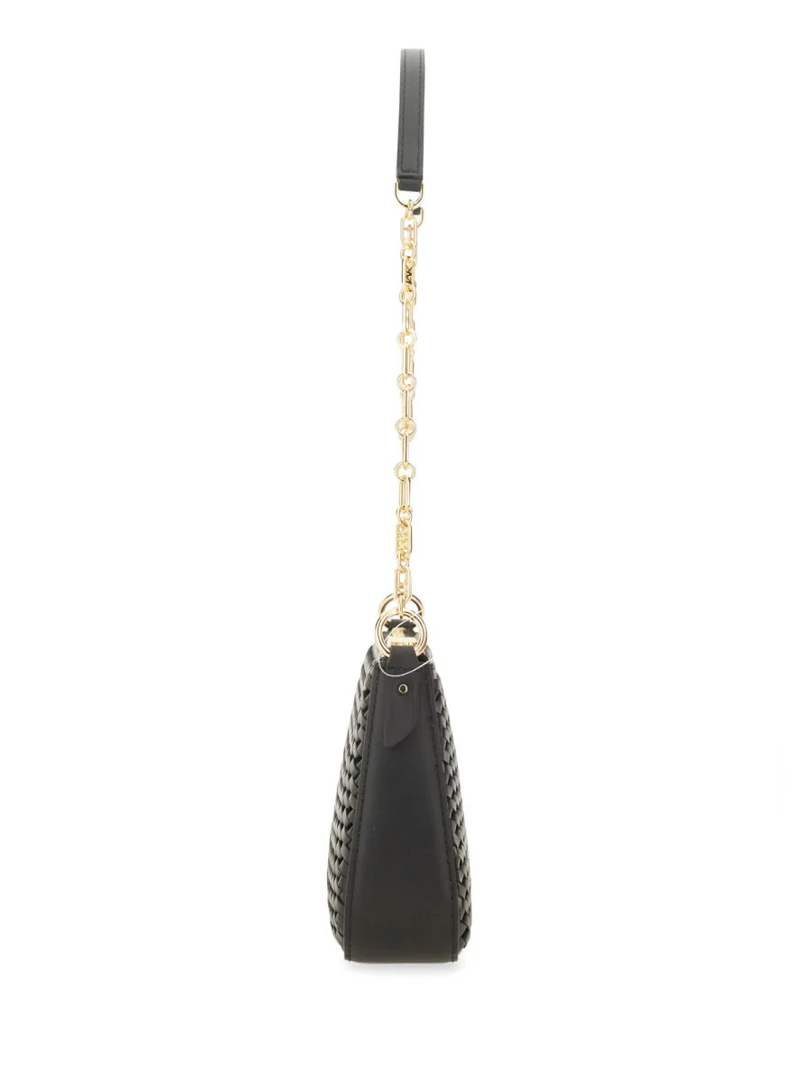 Michael Kors Empire Pouch With Logo Shoulder Bag - Black - Image 3