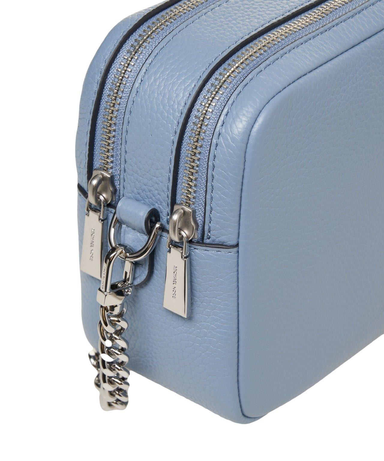 Michael Kors Bryant Medium Pebbled Camera Crossbody Bag - Chambray - Image 4