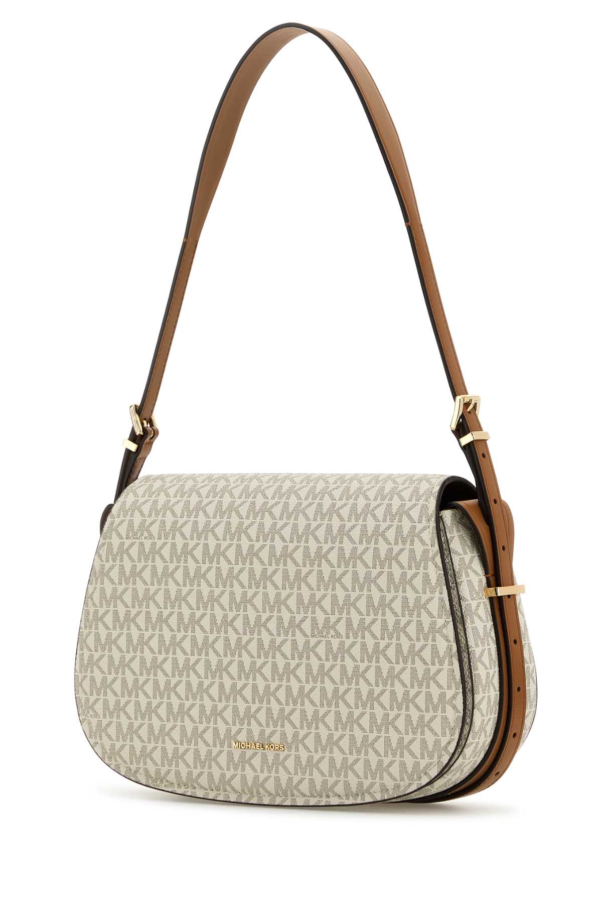 Michael Kors Printed Canvas Moore Shoulder Bag - VANILLAACRN - Image 2