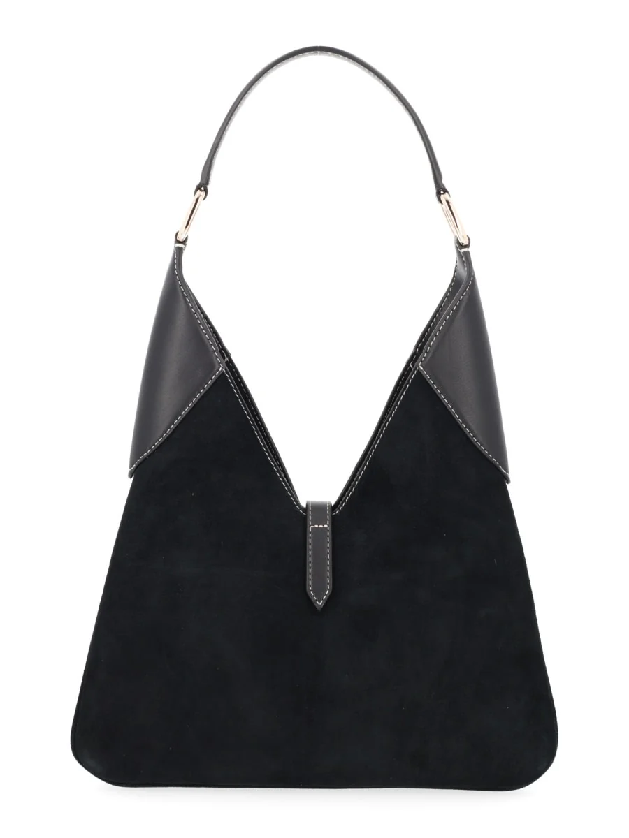 Michael Kors Hobo Buckle Shoulder Bag - Black - Image 2