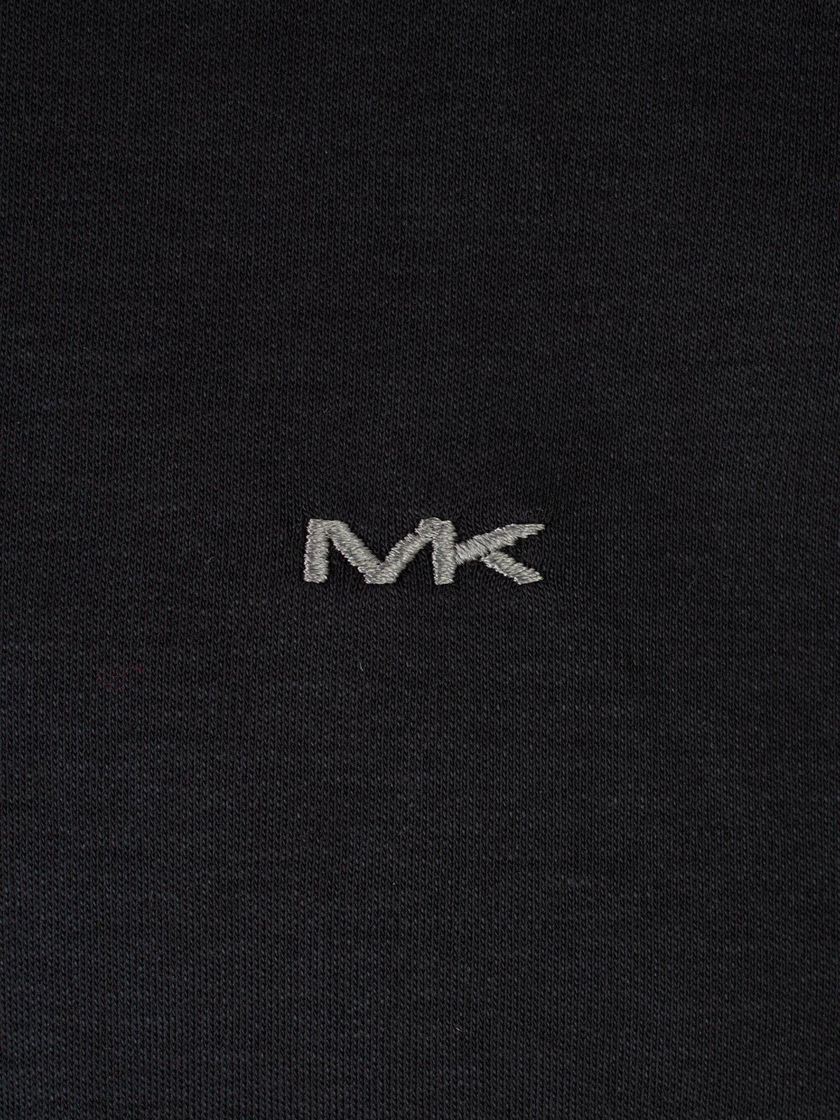 Michael Kors Long Sleeves Sleek Mk Polo - Black - Image 3