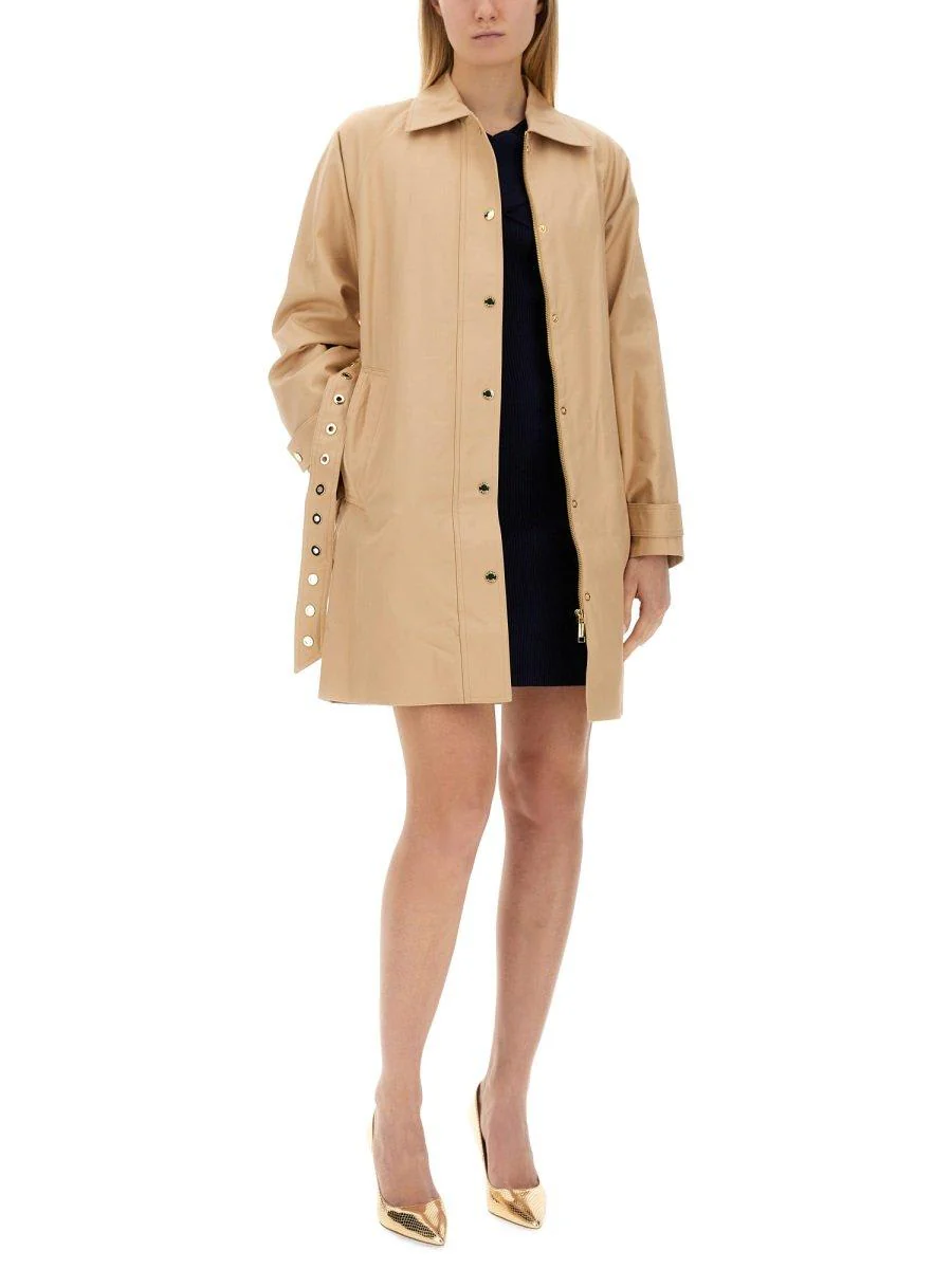 Michael Kors Belted Twill Trench Coat - Beige - Image 3