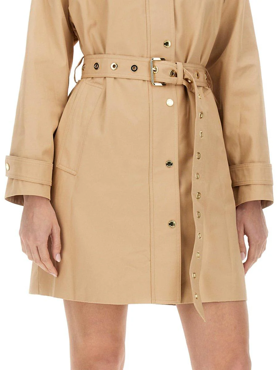 Michael Kors Belted Twill Trench Coat - Beige - Image 4