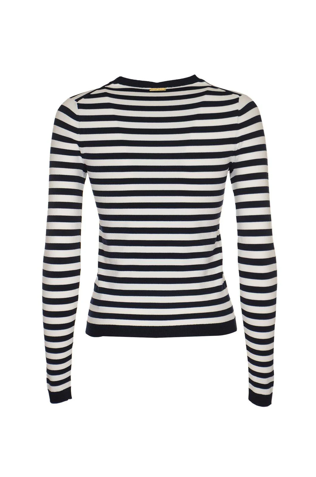 Michael Kors Striped Crewneck T-Shirt Top - BLU-B.CO - Image 2