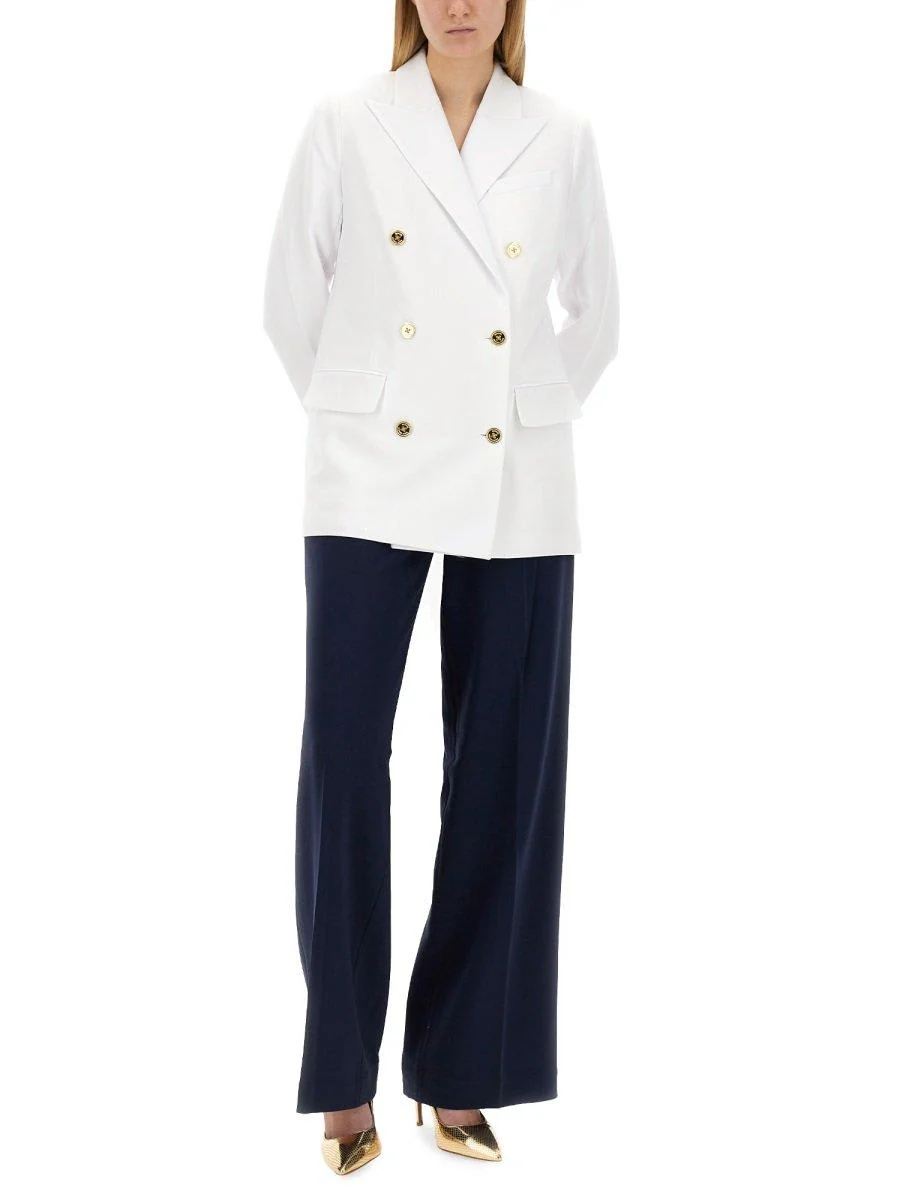 Michael Kors Straight Leg Tailored Pants - Midnight Blue - Image 4