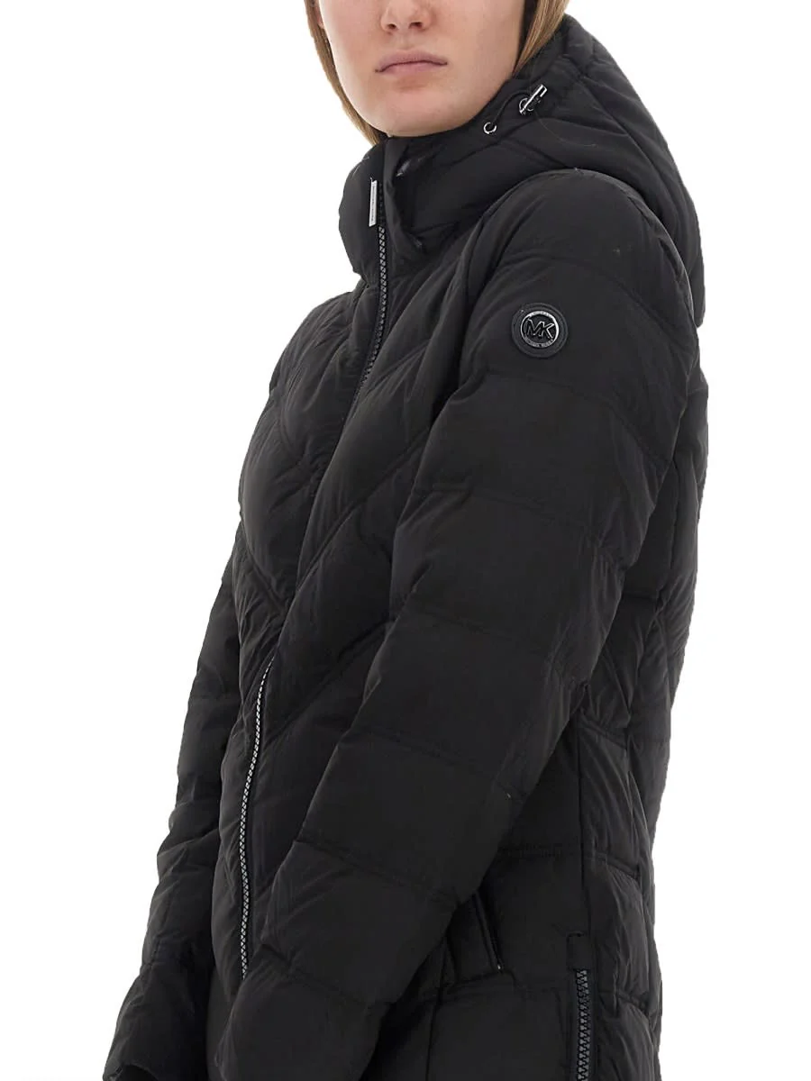 Michael Kors Hooded Parka - Black - Image 4