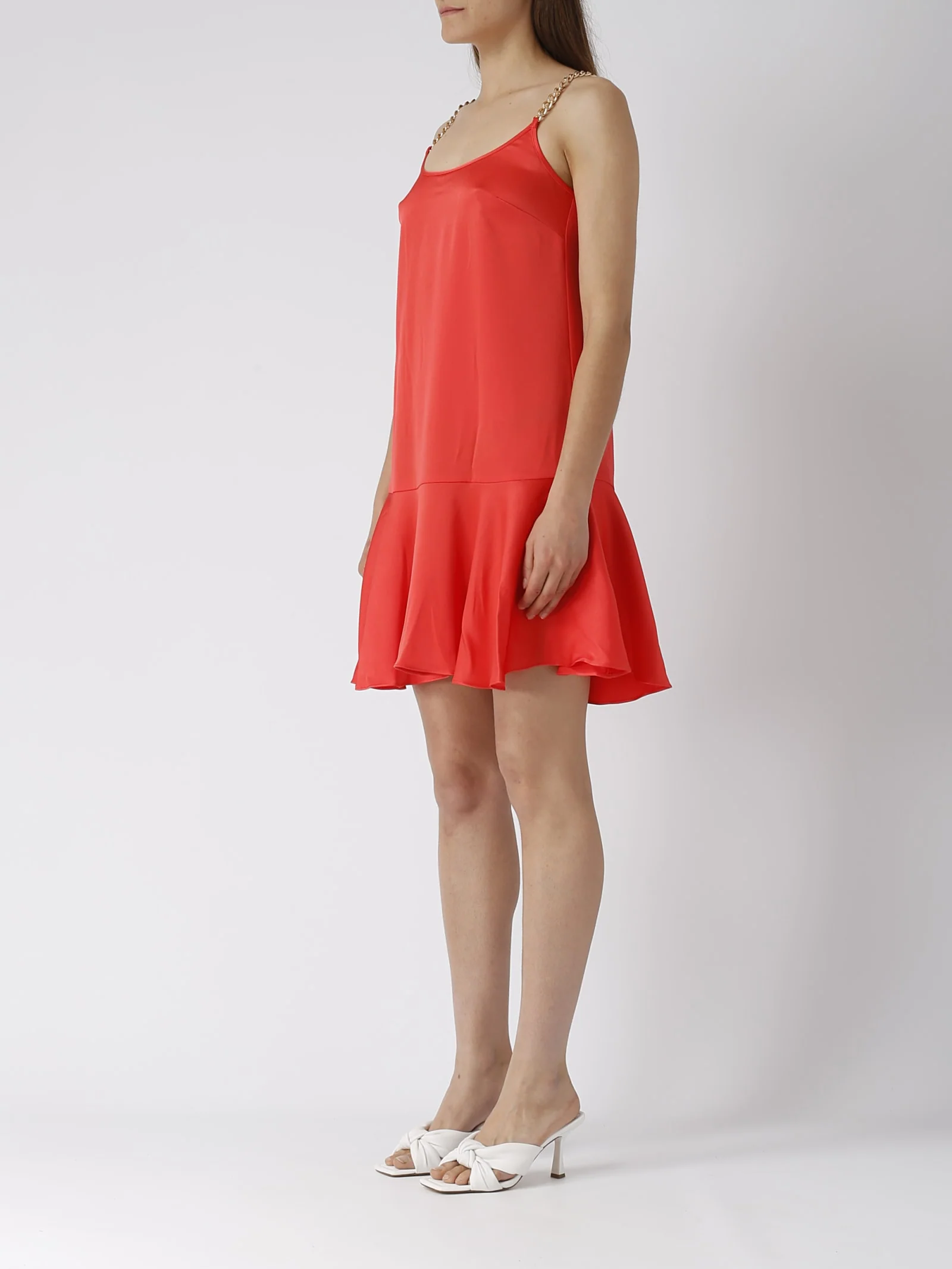 Michael Kors Satin Strap Slip Dress - Corallo - Image 2