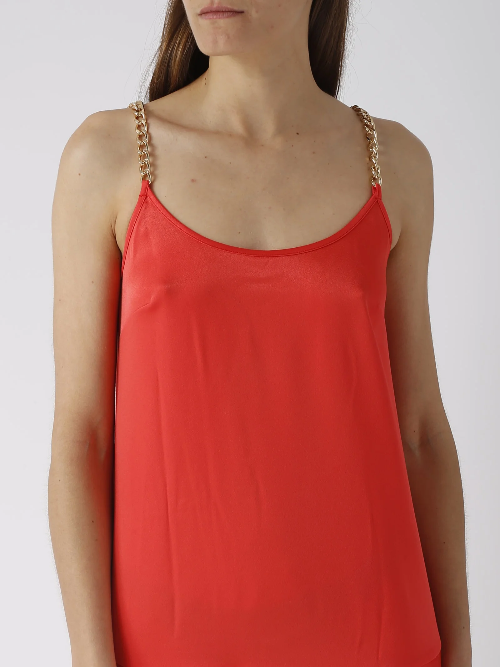 Michael Kors Satin Strap Slip Dress - Corallo - Image 5