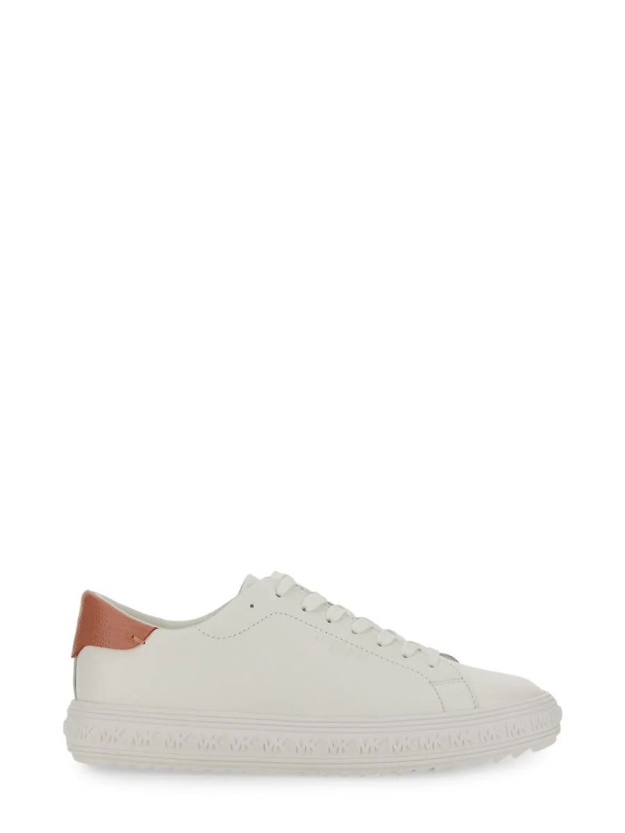Michael Kors Leather Sneaker - White