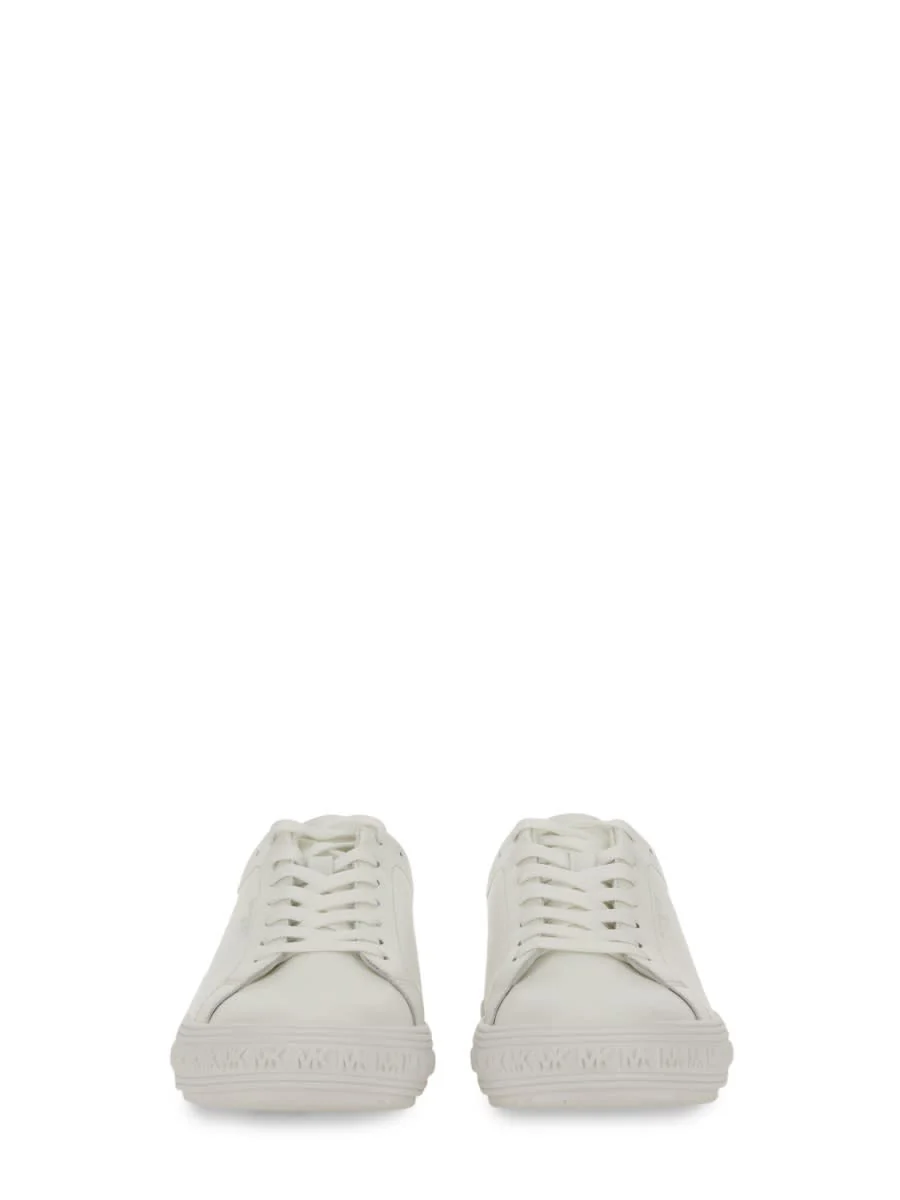 Michael Kors Leather Sneaker - White - Image 5