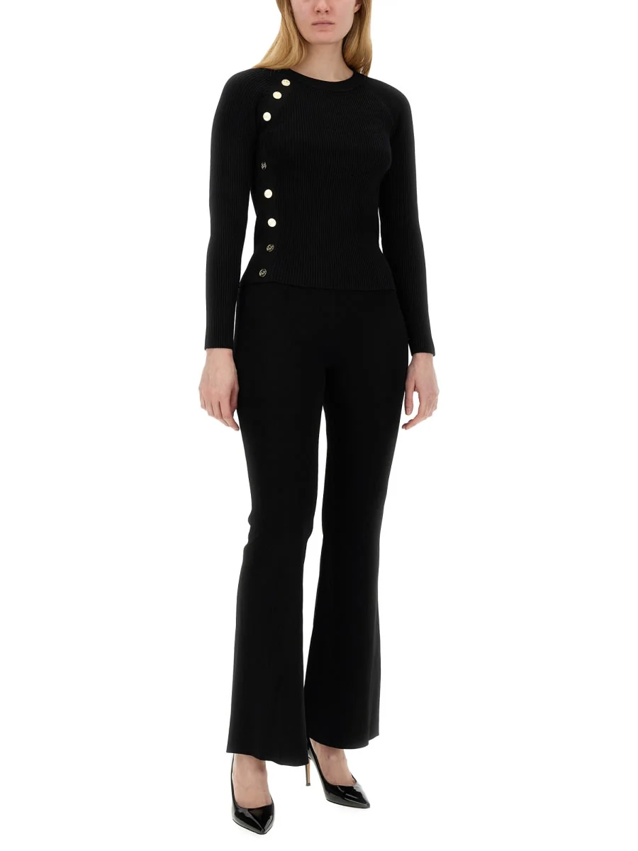 Michael Kors Flare Leggings - Black - Image 2